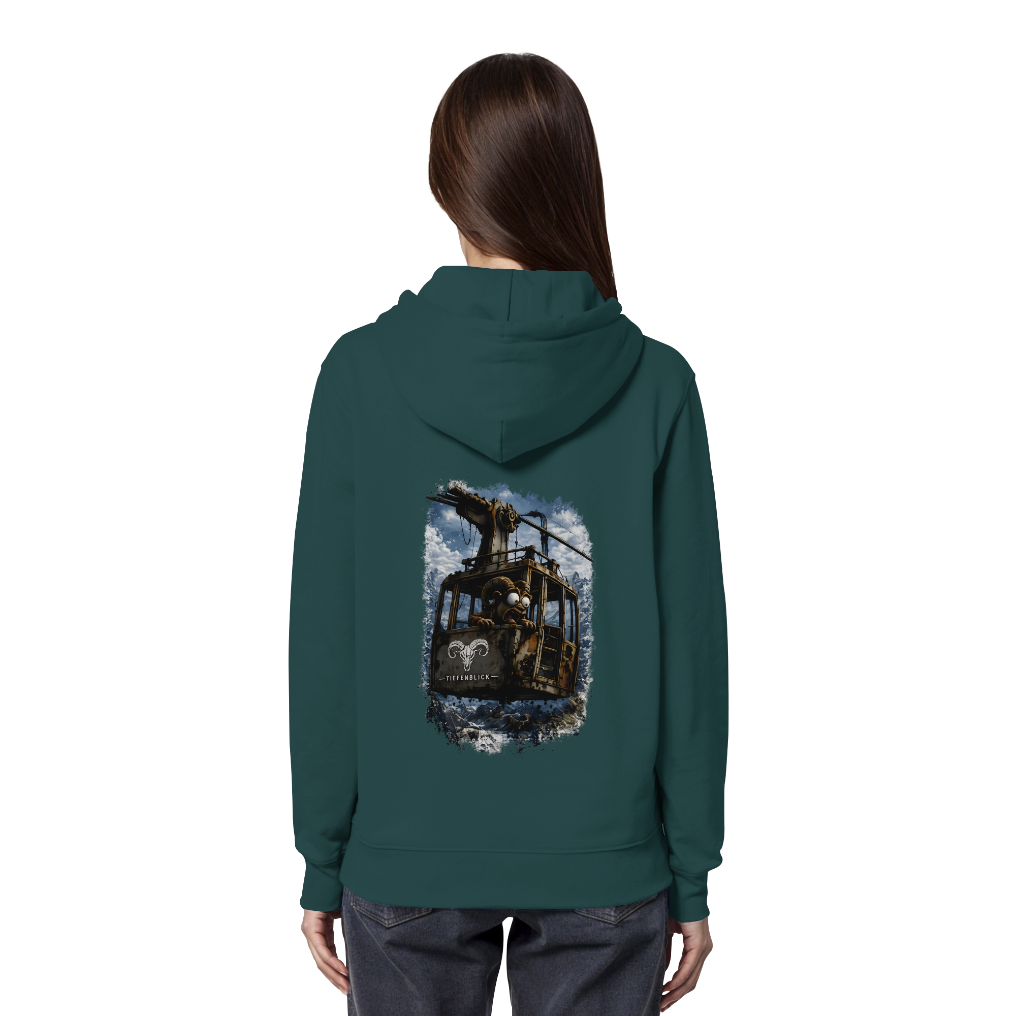 Tiefenblick Gondel Adrenalin Fun - Organic Hoodie