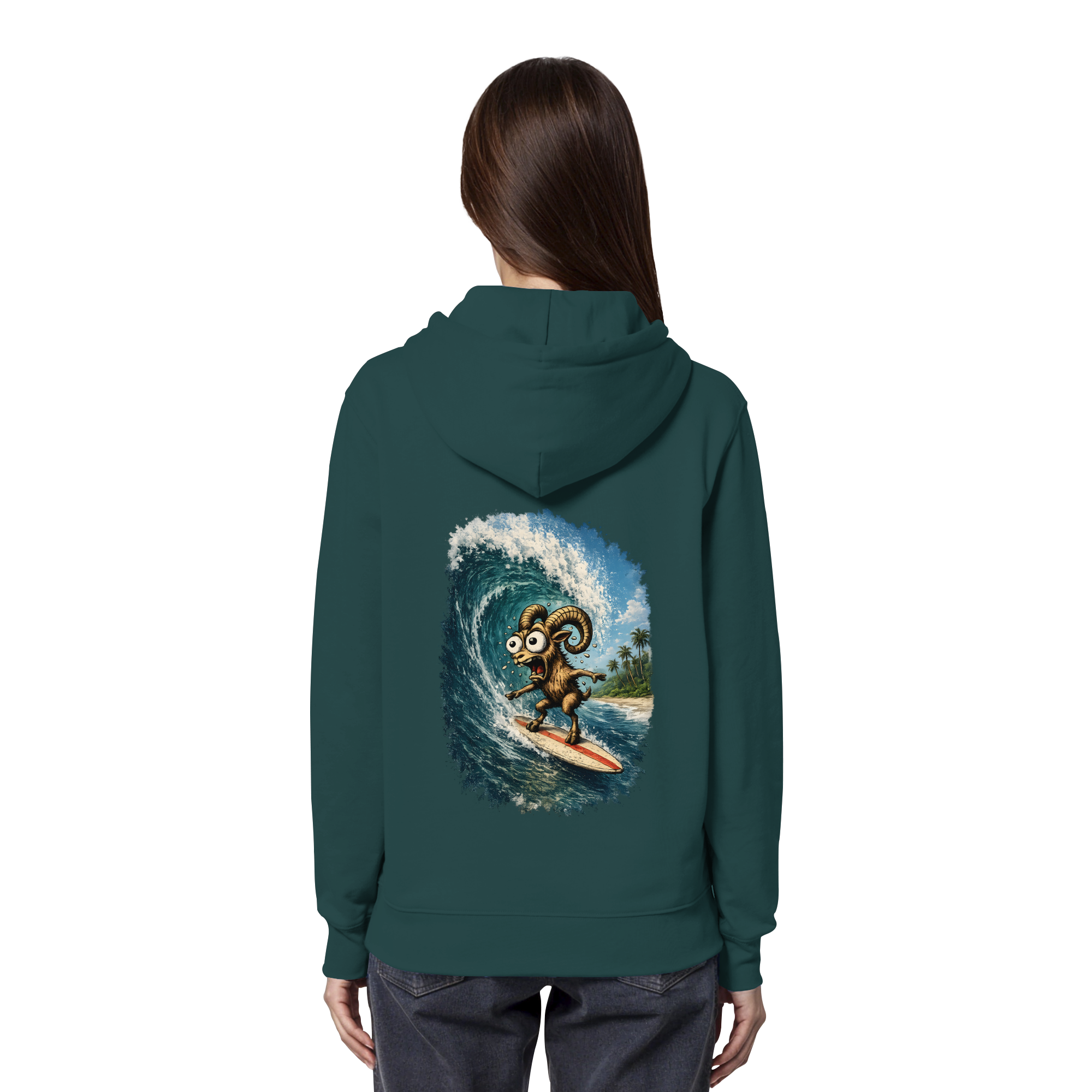 Tiefenblick Urlaub Fun  - Organic Hoodie