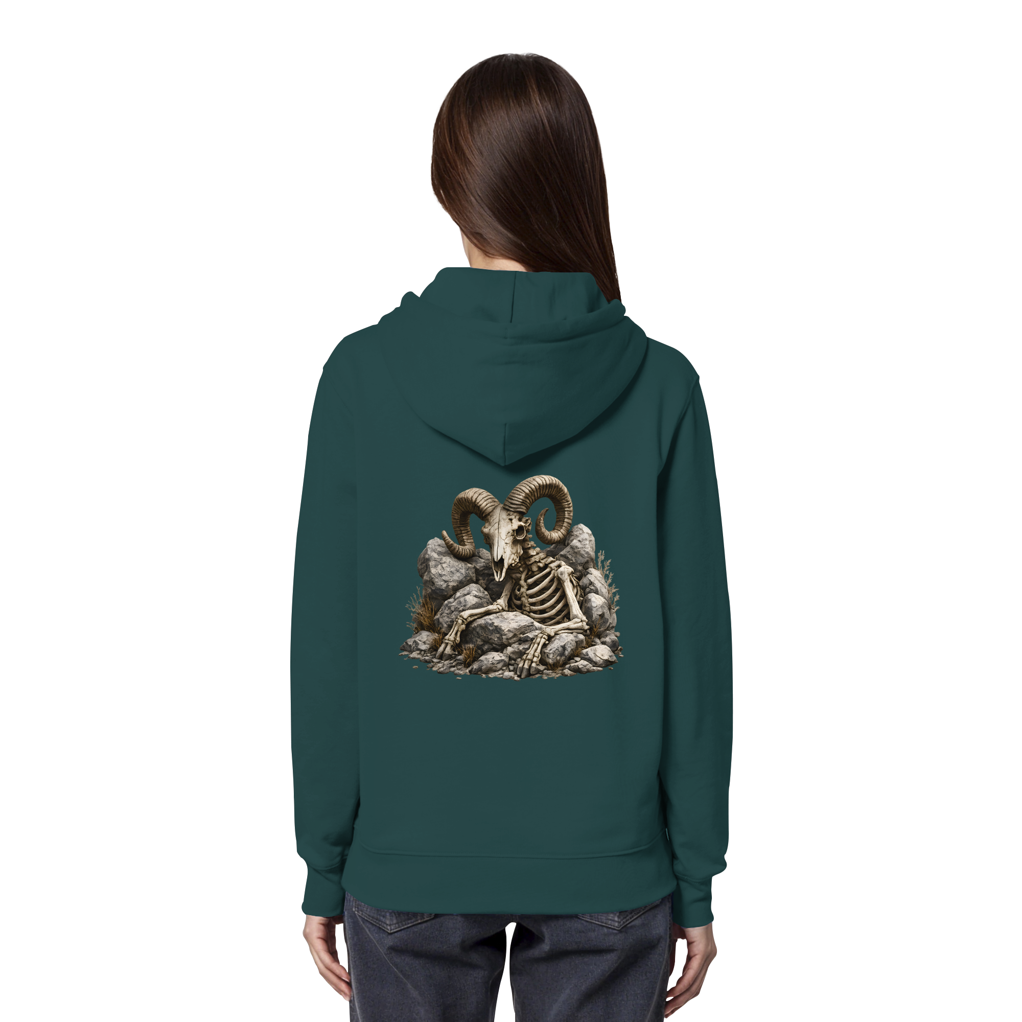 Tiefenblick Skelett Fun  - Organic Hoodie