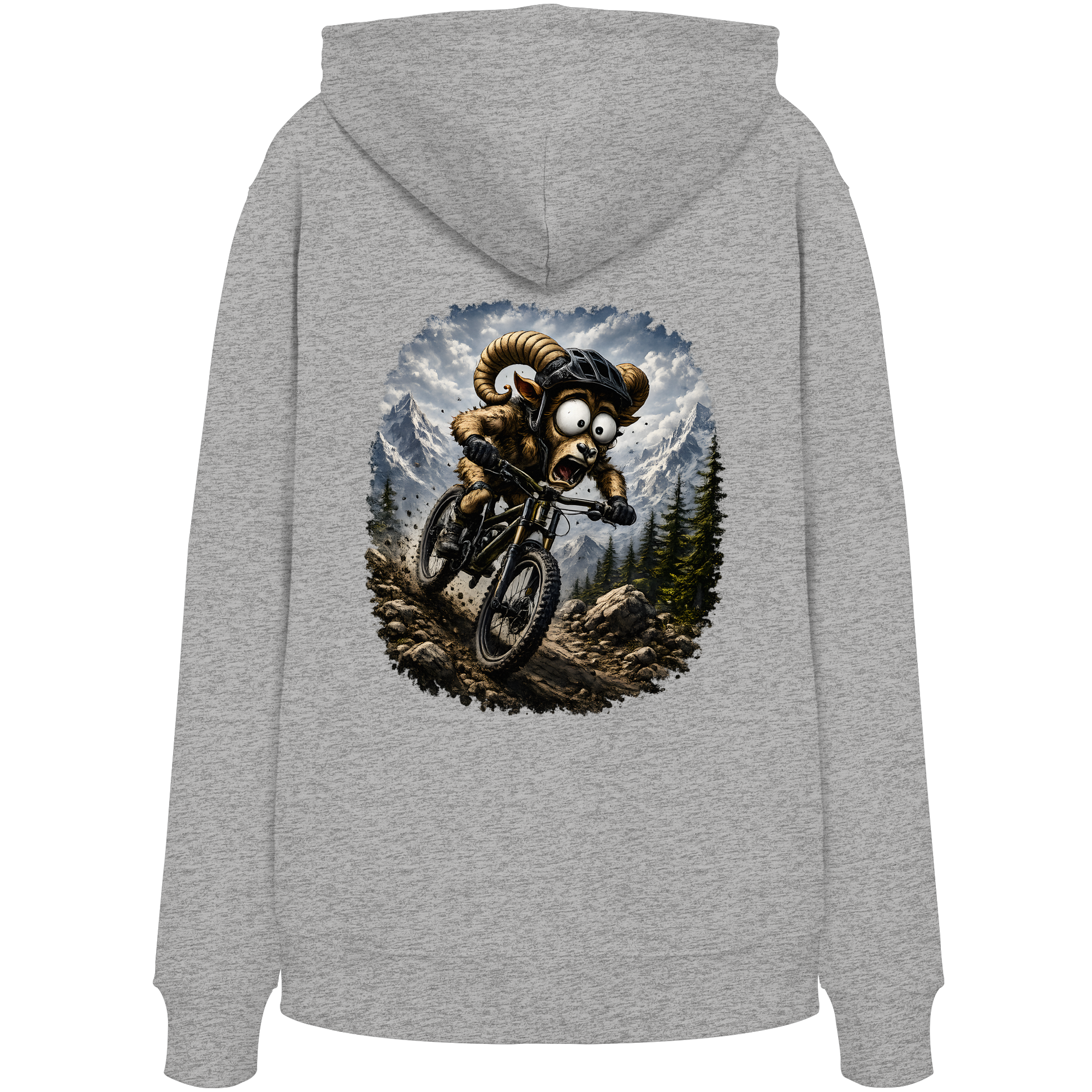 Tiefenblick Downhill - Organic Hoodie