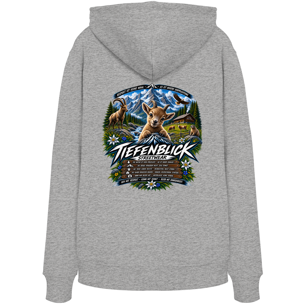Tiefenblick Respekt Edition - Organic Hoodie