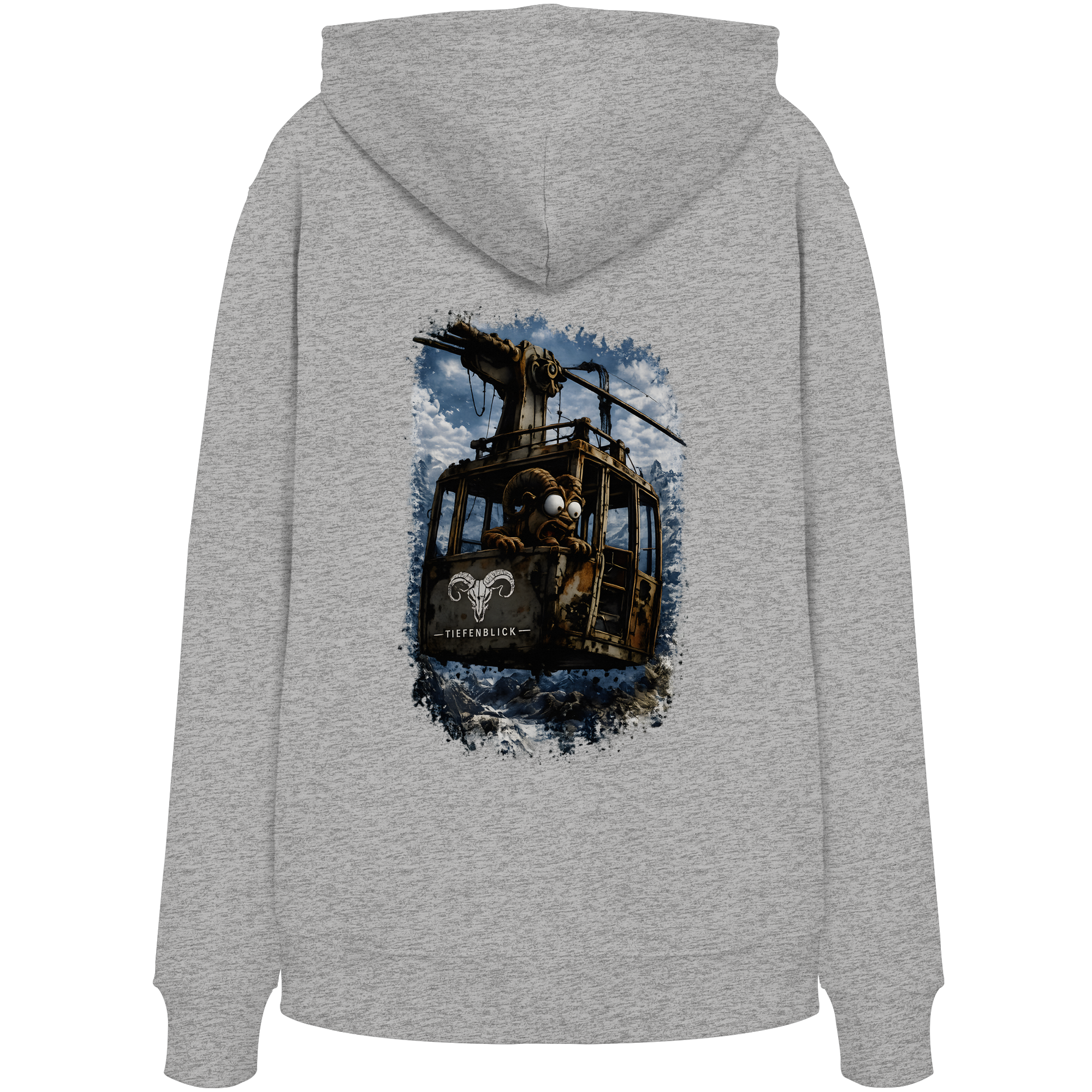 Tiefenblick Gondel Adrenalin Fun - Organic Hoodie