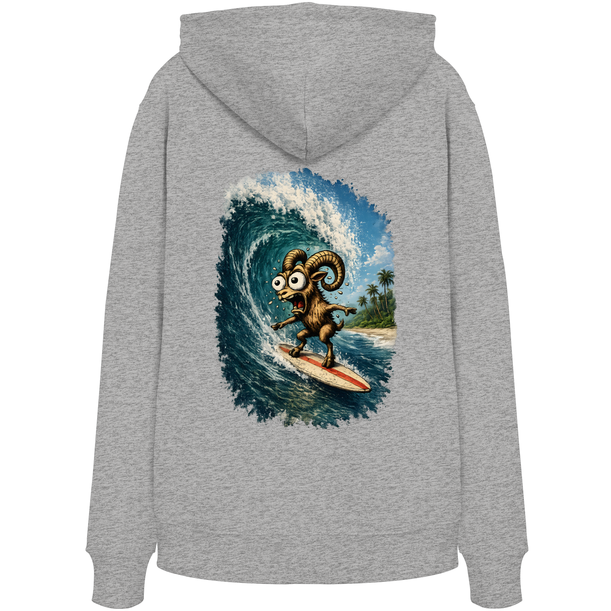 Tiefenblick Urlaub Fun  - Organic Hoodie
