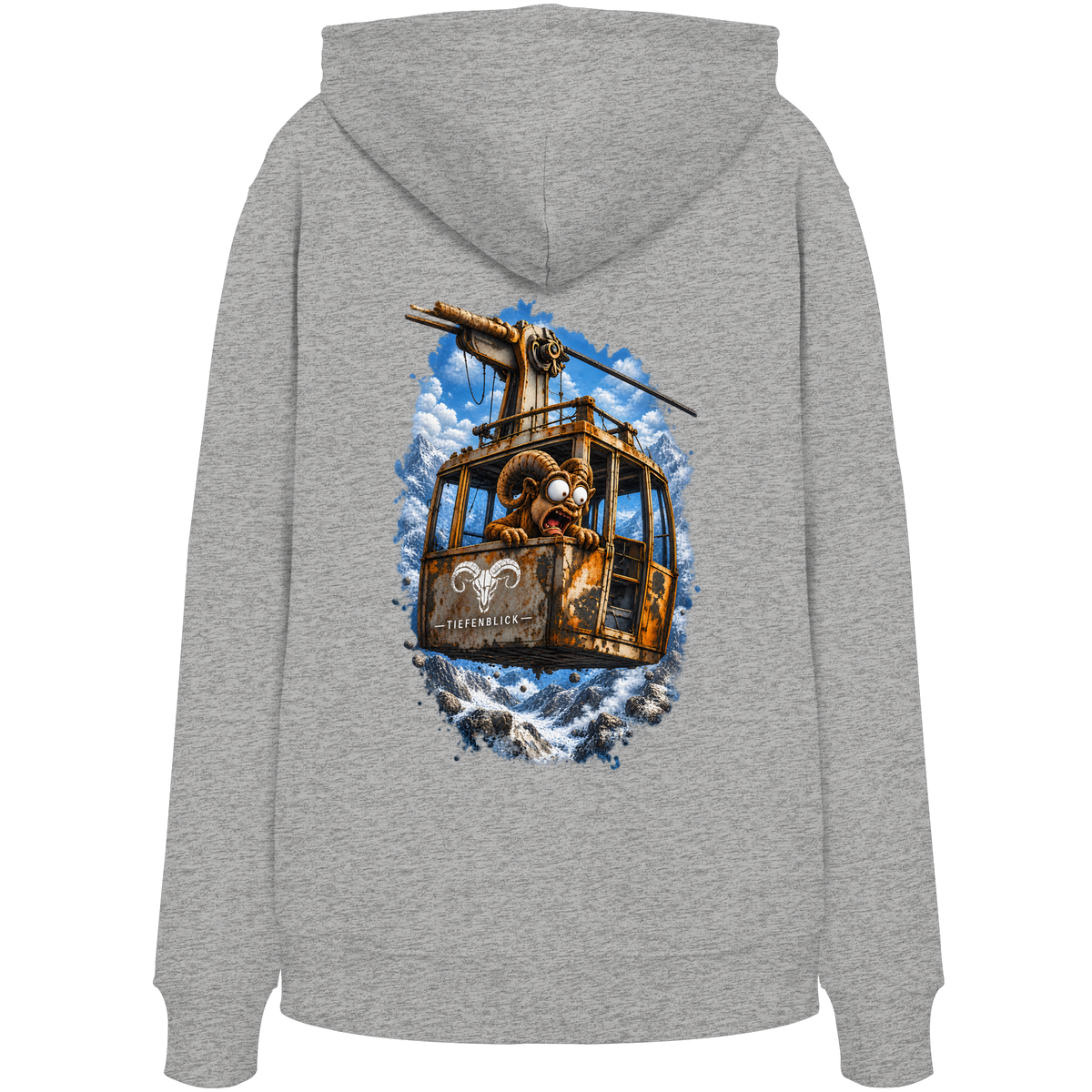 Tiefenblick Adrenalin Gondel Fun - Organic Hoodie