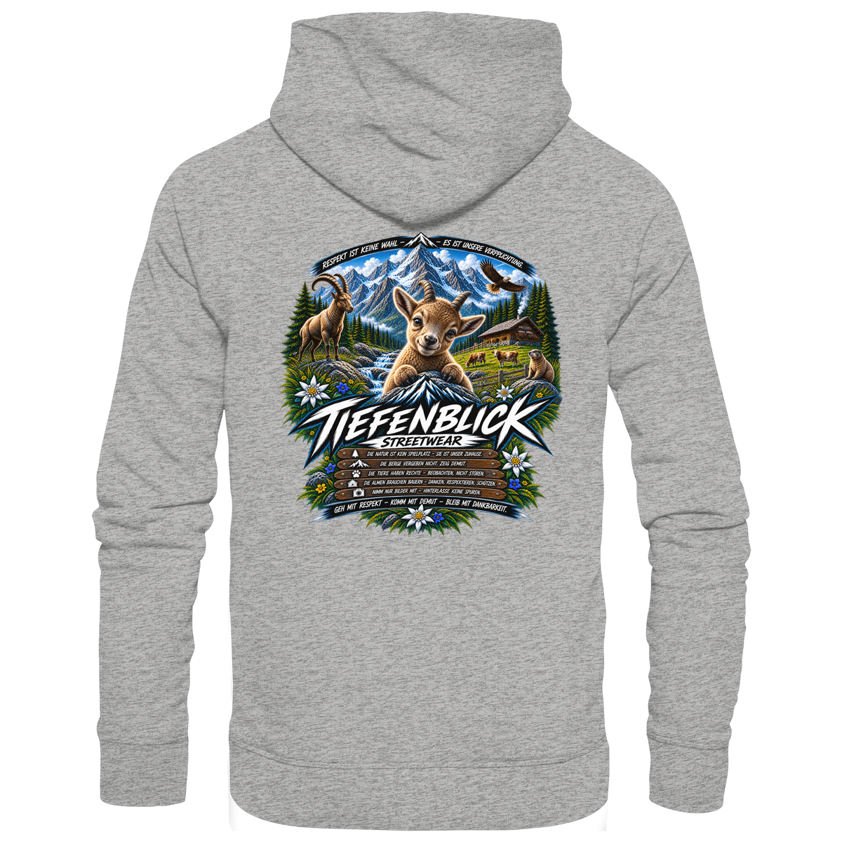 Tiefenblick Respekt Edition - Organic Hoodie