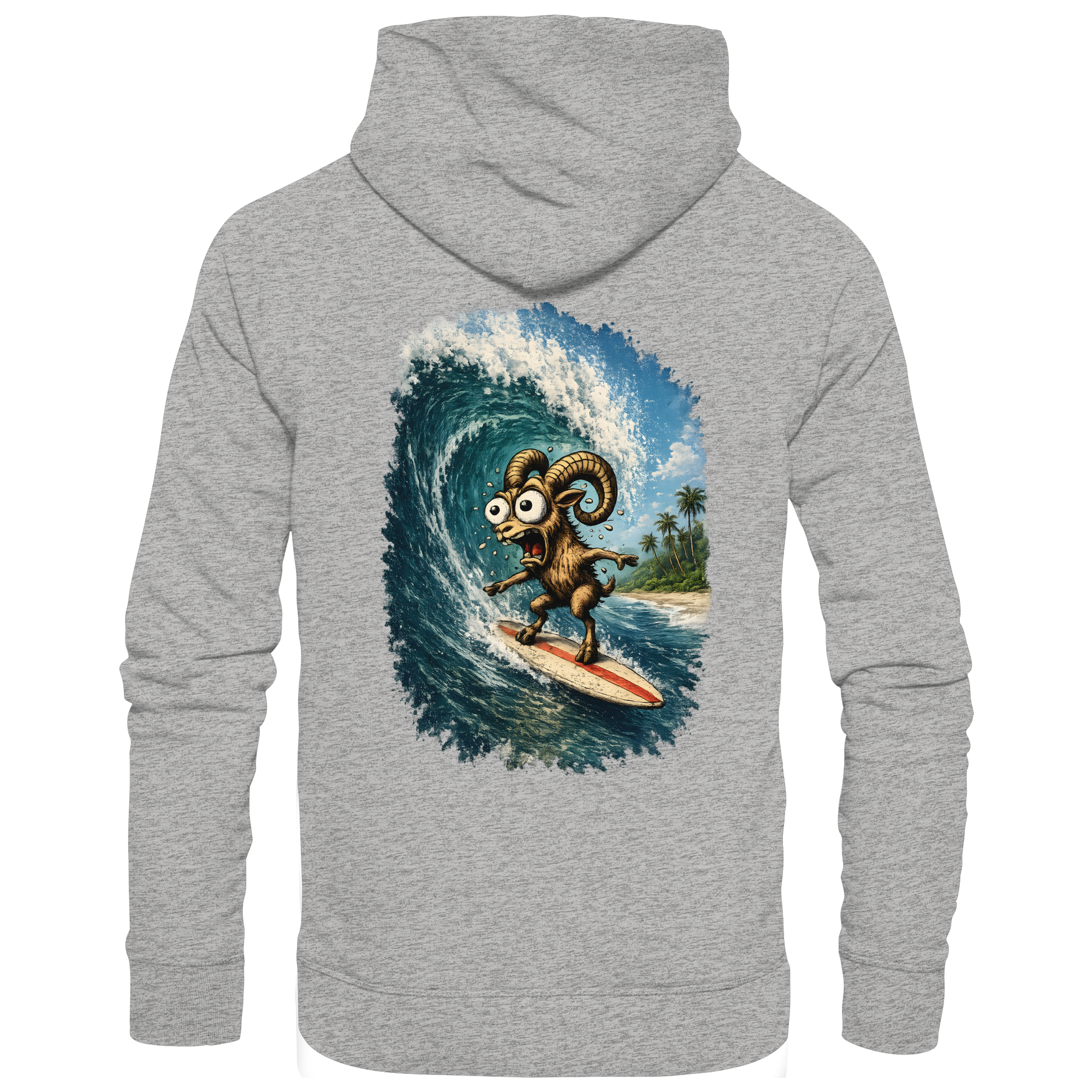 Tiefenblick Urlaub Fun  - Organic Hoodie
