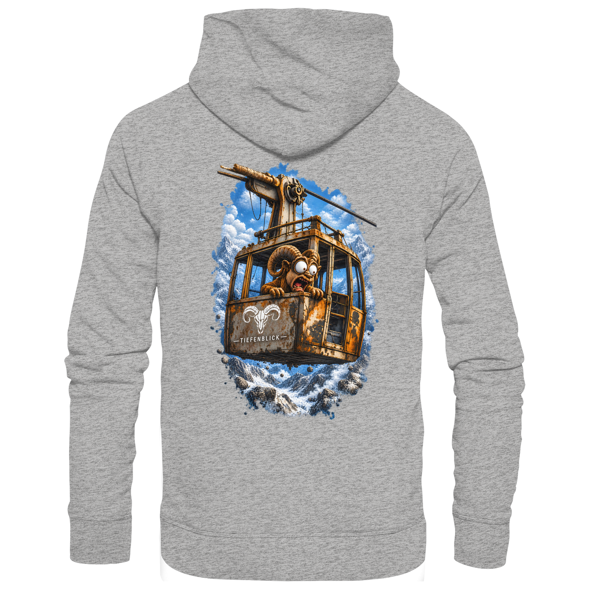 Tiefenblick Adrenalin Gondel Fun - Organic Hoodie