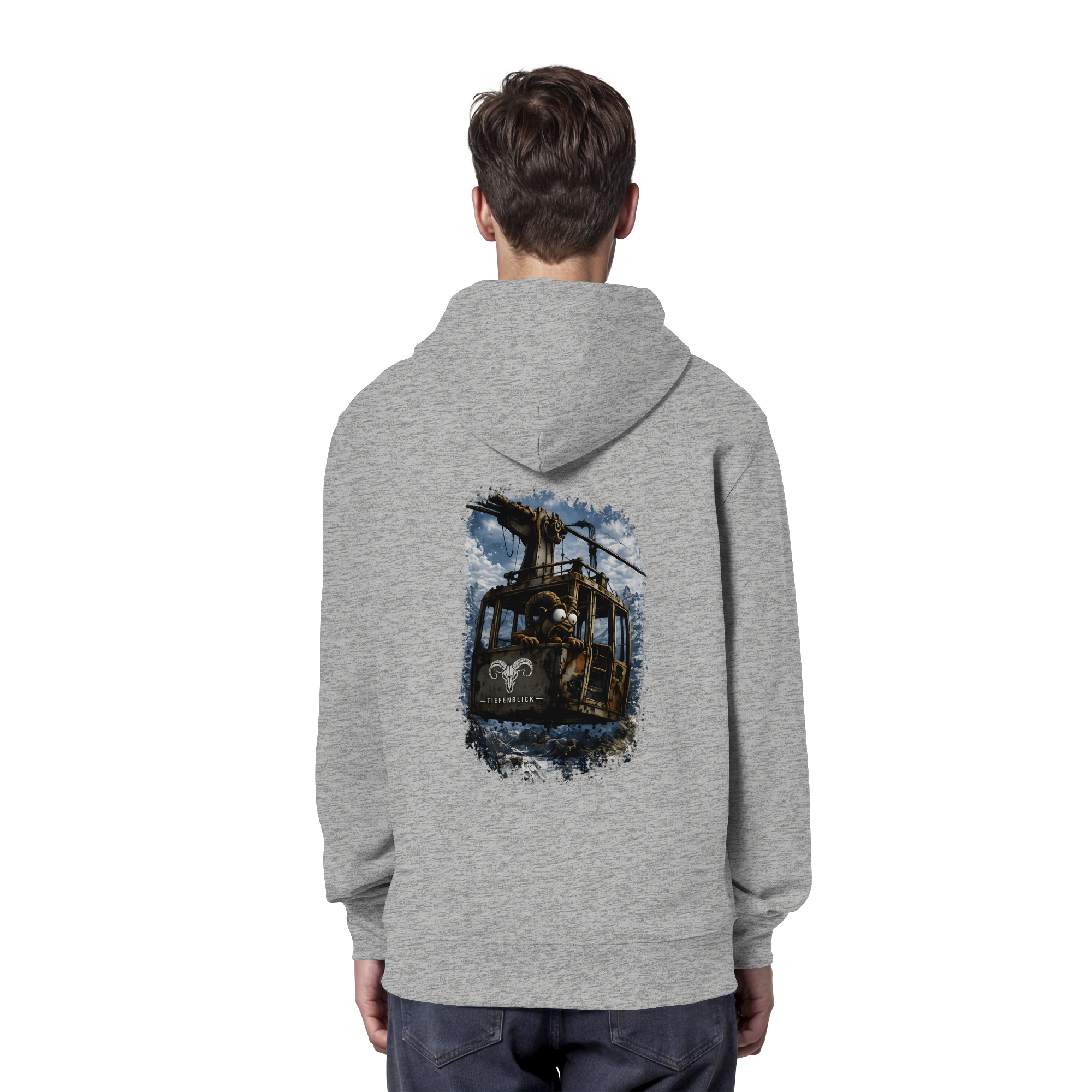 Tiefenblick Gondel Adrenalin Fun - Organic Hoodie