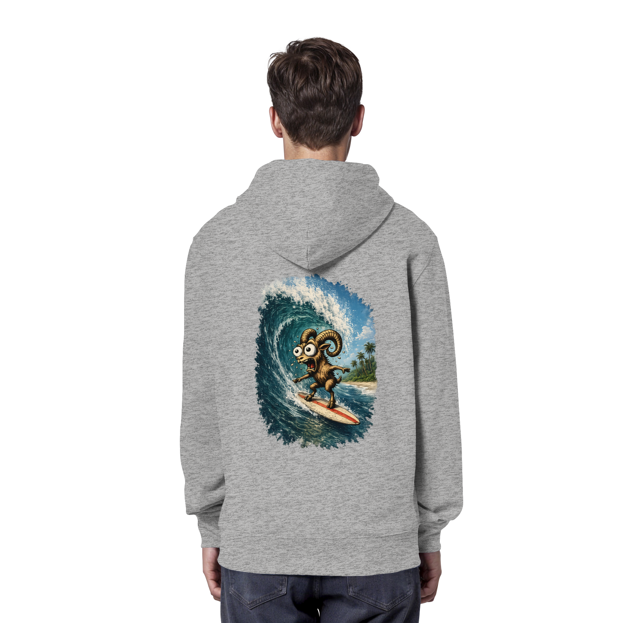 Tiefenblick Urlaub Fun  - Organic Hoodie