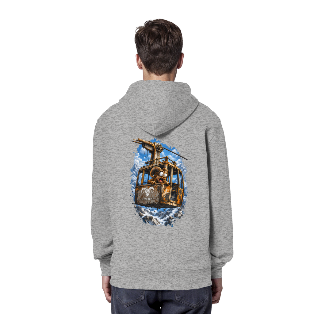 Tiefenblick Adrenalin Gondel Fun - Organic Hoodie