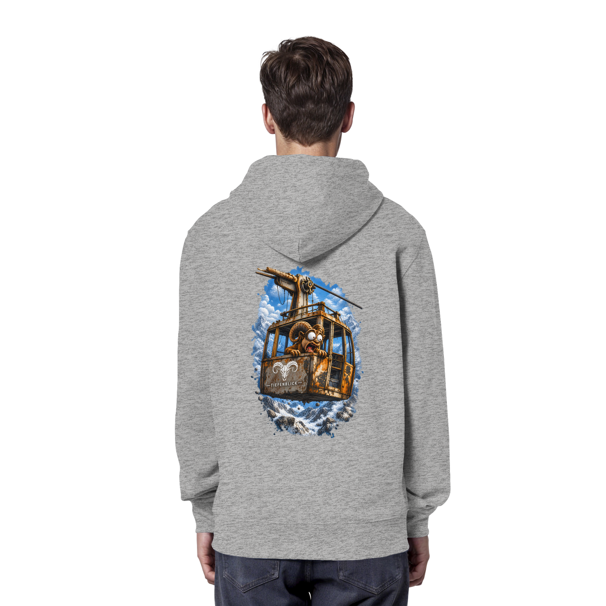 Tiefenblick Adrenalin Gondel Fun - Organic Hoodie
