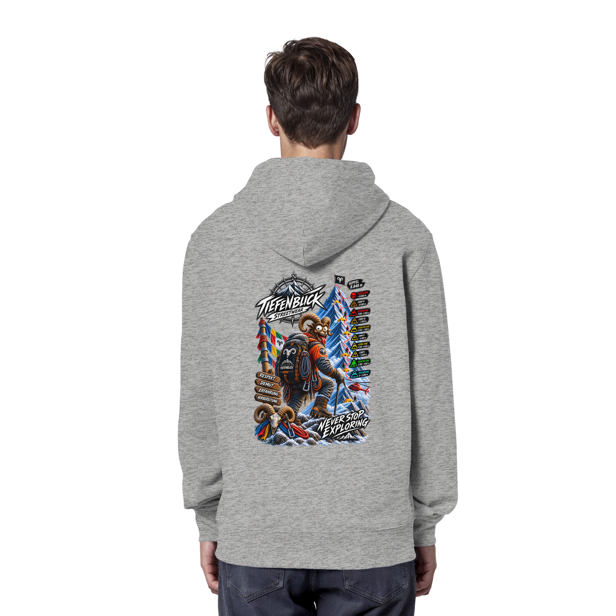Tiefenblick Todeszone Fun - Organic Hoodie