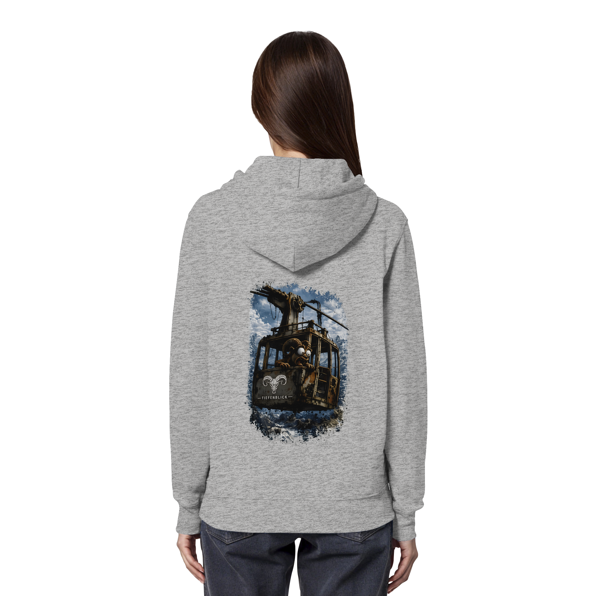 Tiefenblick Gondel Adrenalin Fun - Organic Hoodie