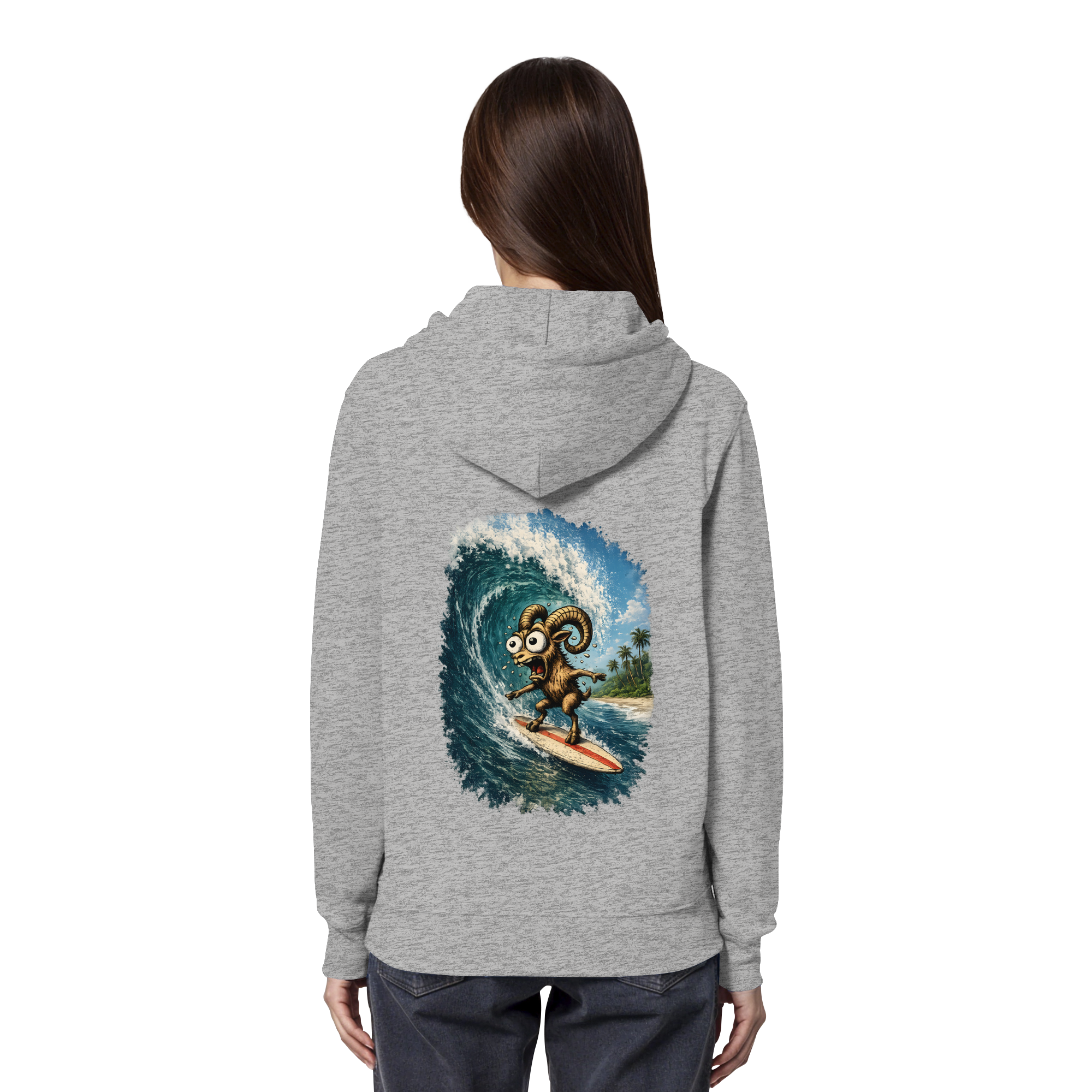 Tiefenblick Urlaub Fun  - Organic Hoodie