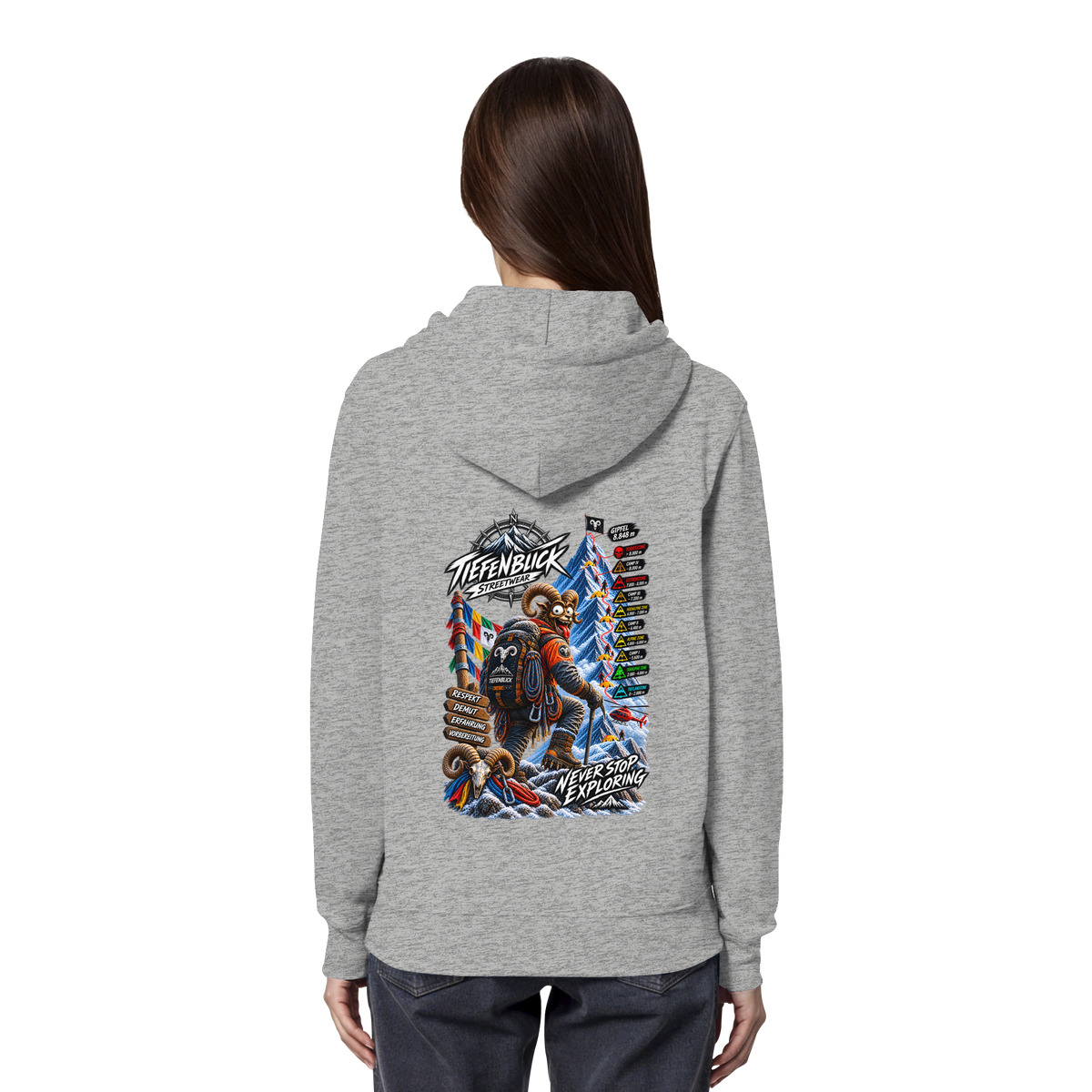 Tiefenblick Todeszone Fun - Organic Hoodie