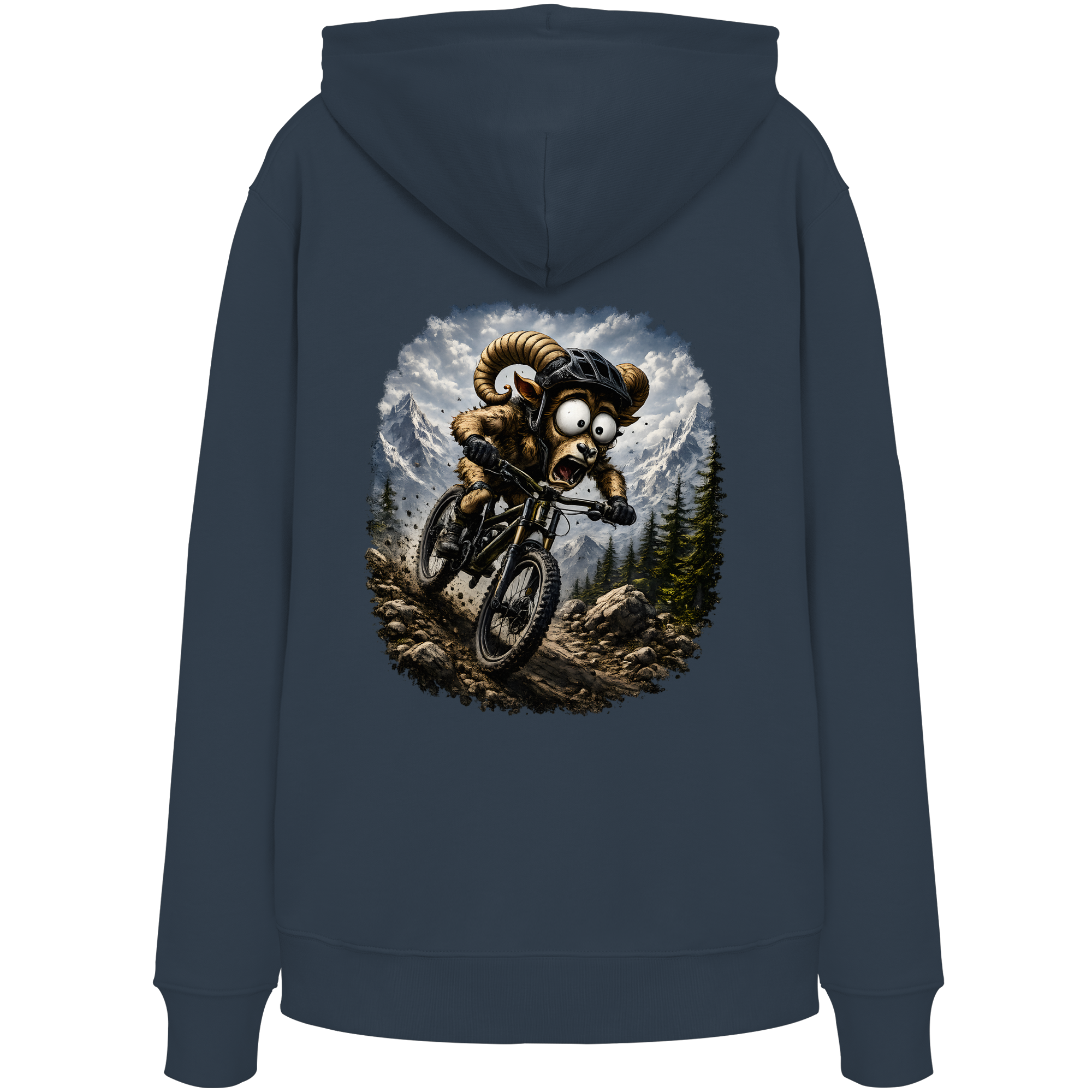 Tiefenblick Downhill - Organic Hoodie