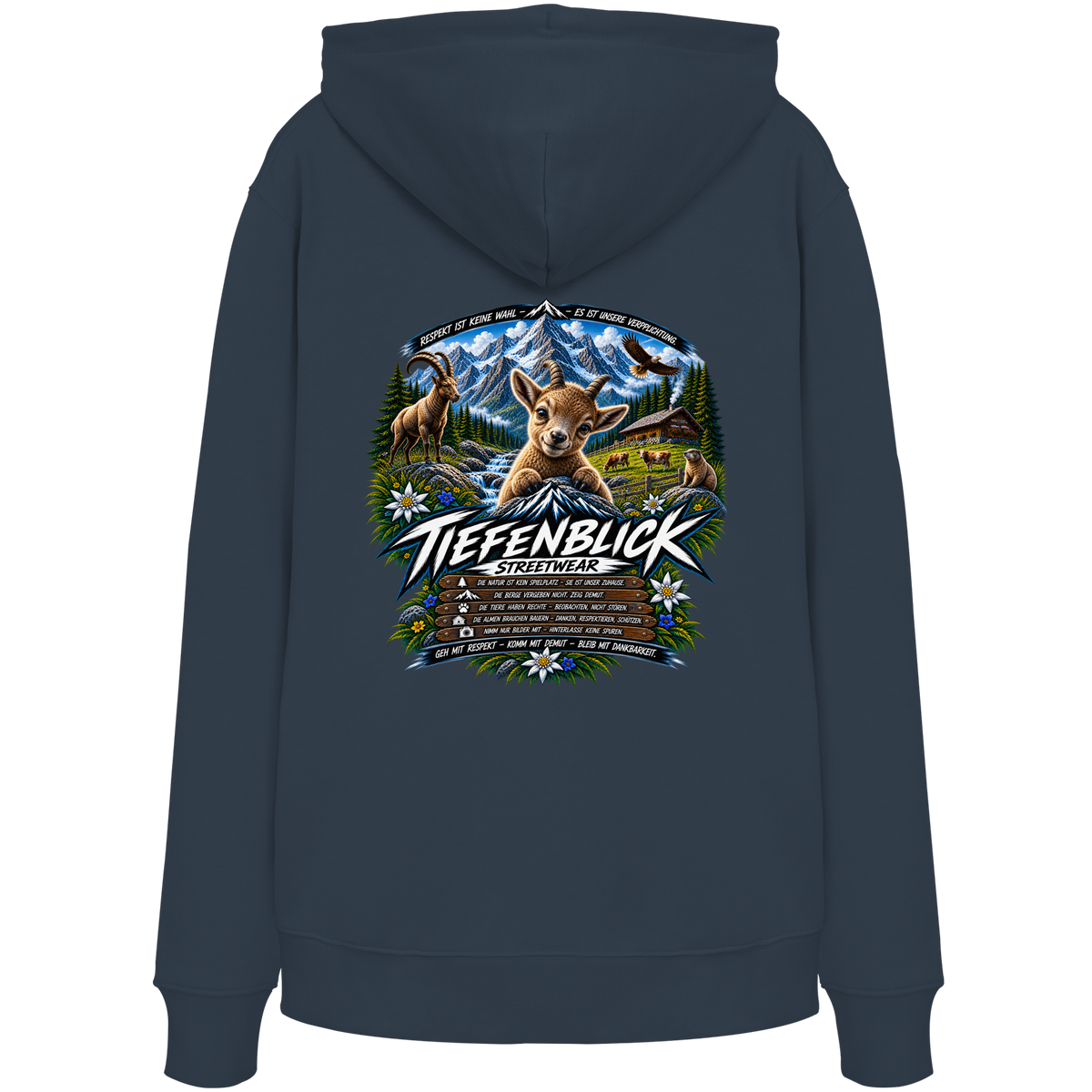 Tiefenblick Respekt Edition - Organic Hoodie