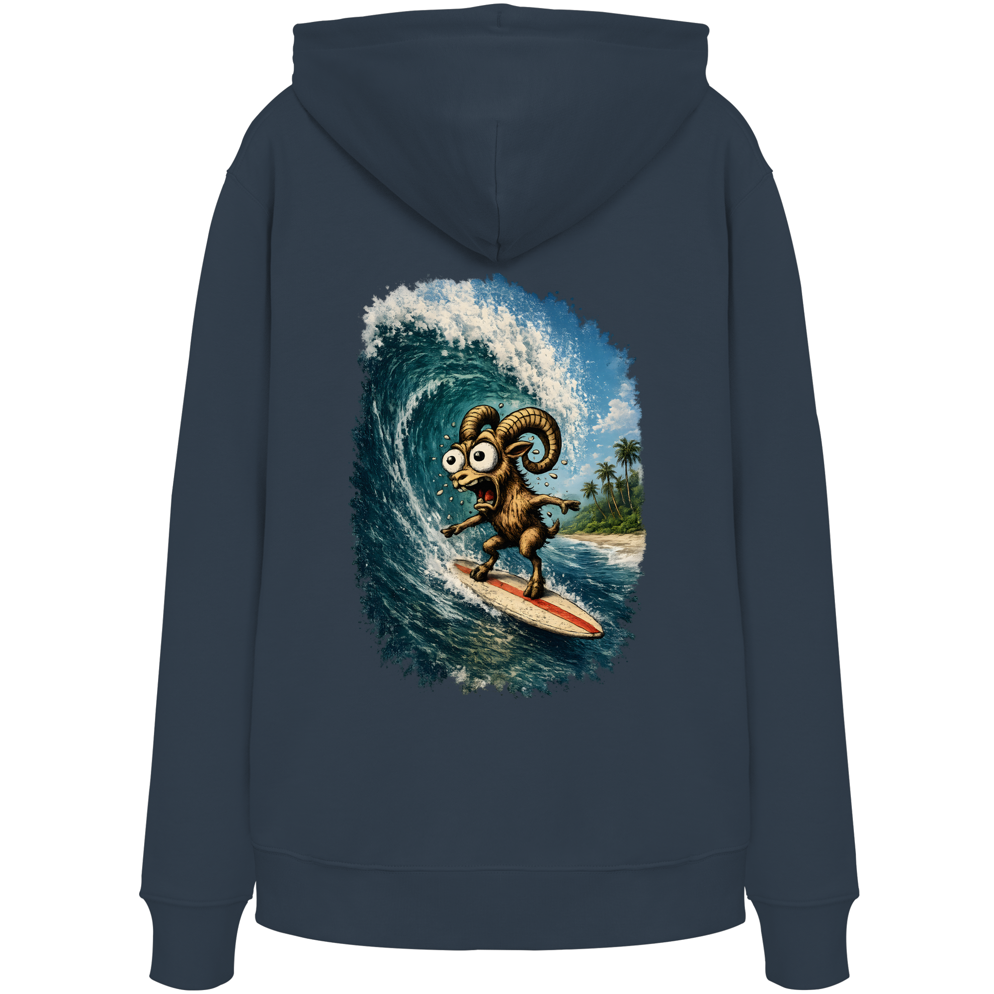 Tiefenblick Urlaub Fun  - Organic Hoodie