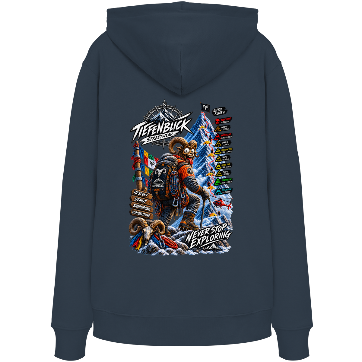 Tiefenblick Todeszone Fun - Organic Hoodie