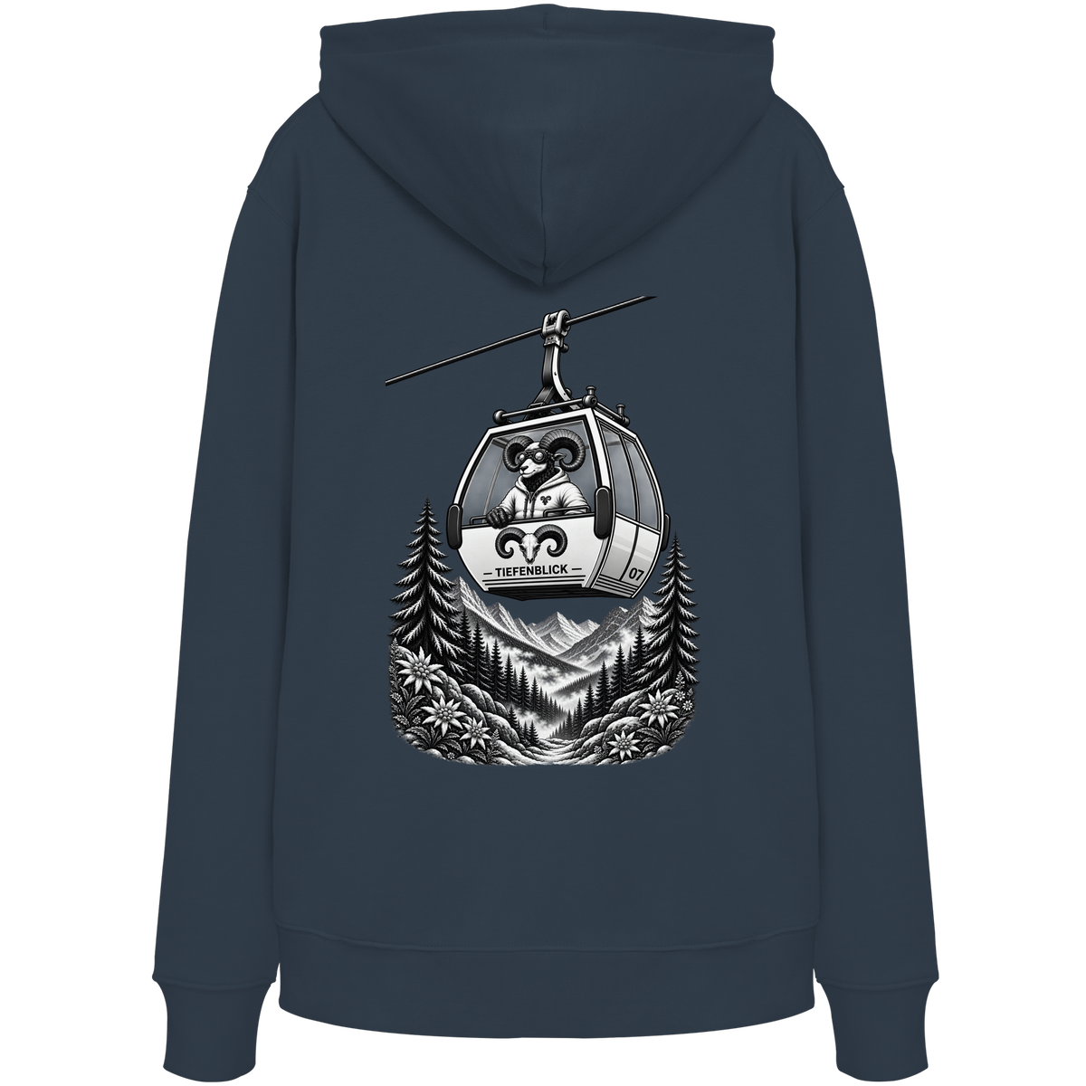 Tiefenblick Gondel Fun  - Organic Hoodie