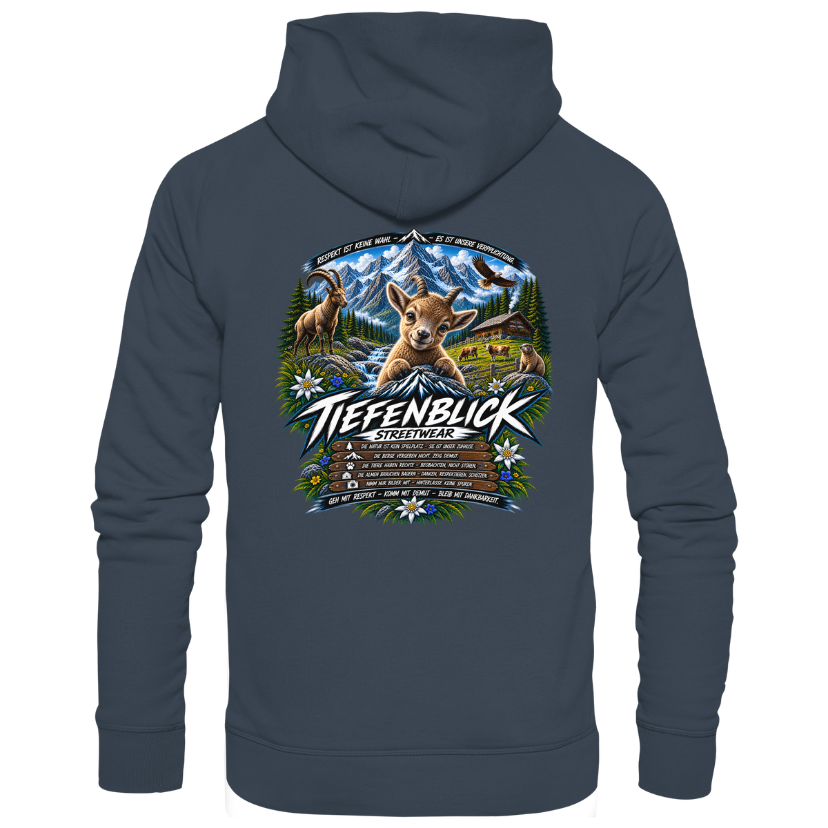 Tiefenblick Respekt Edition - Organic Hoodie