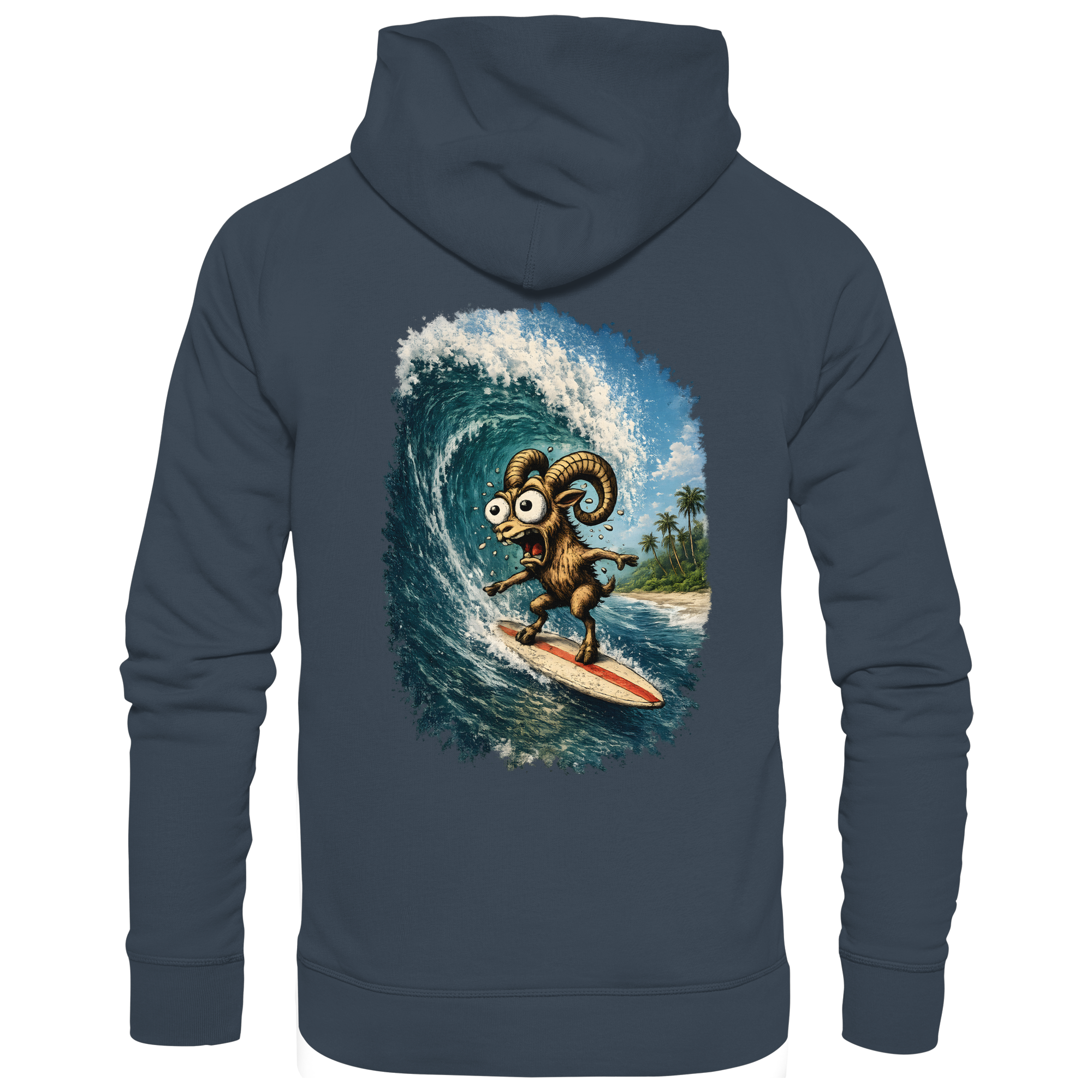 Tiefenblick Urlaub Fun  - Organic Hoodie