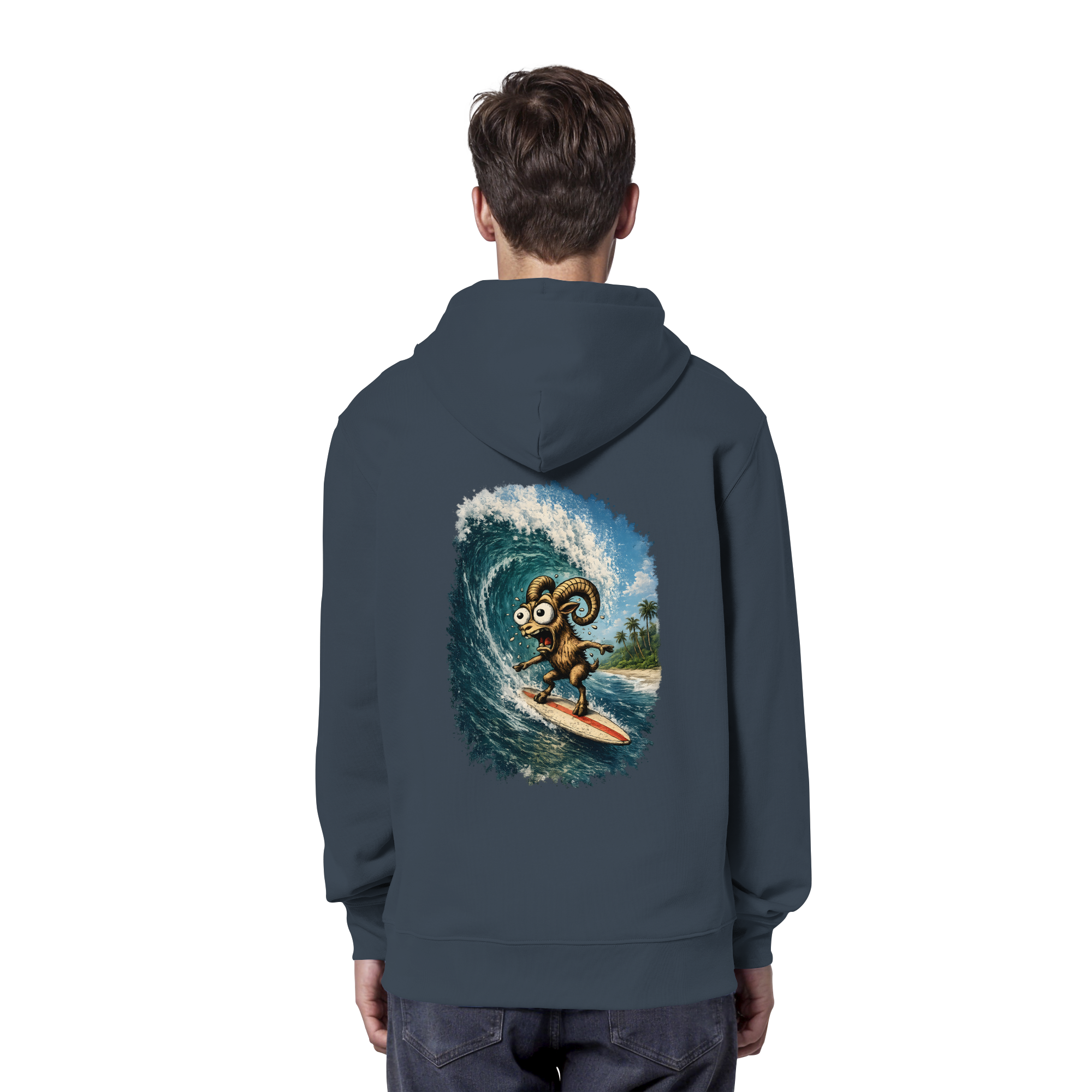 Tiefenblick Urlaub Fun  - Organic Hoodie