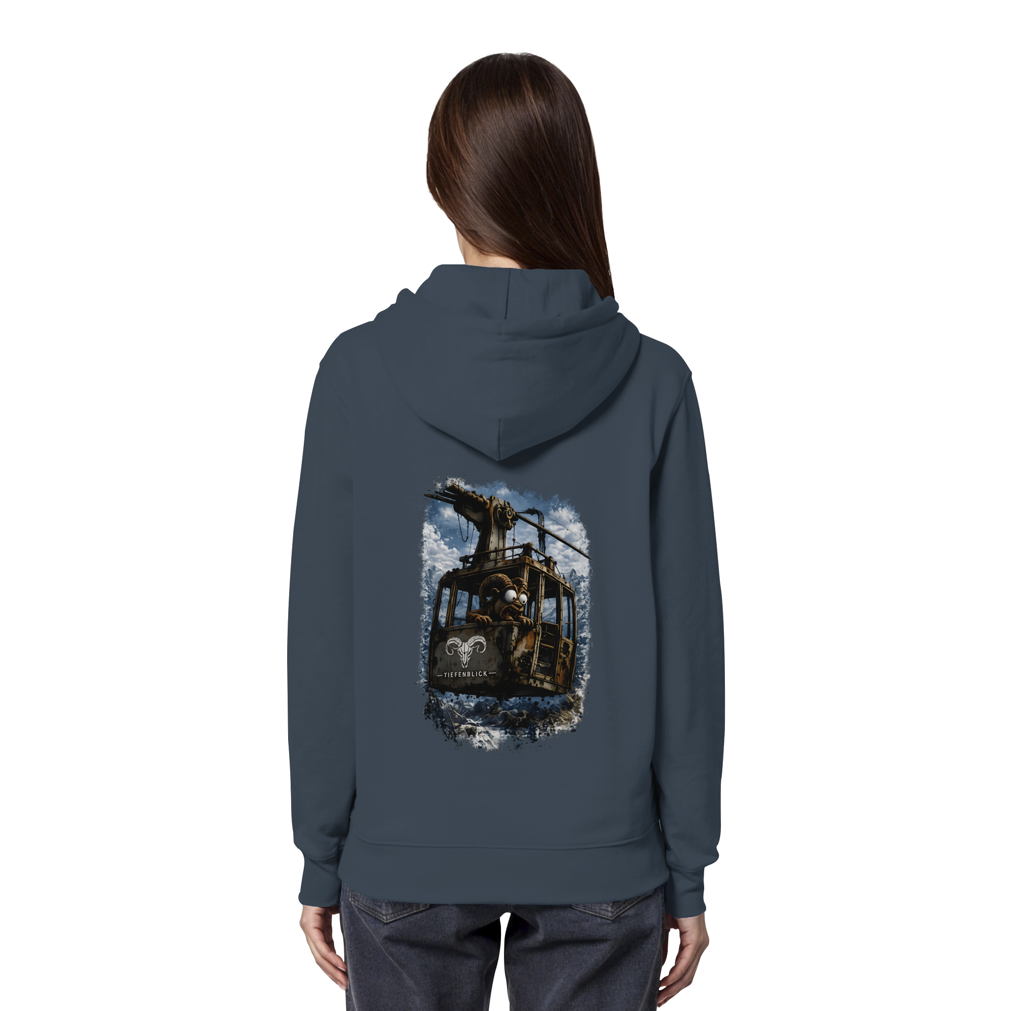 Tiefenblick Gondel Adrenalin Fun - Organic Hoodie