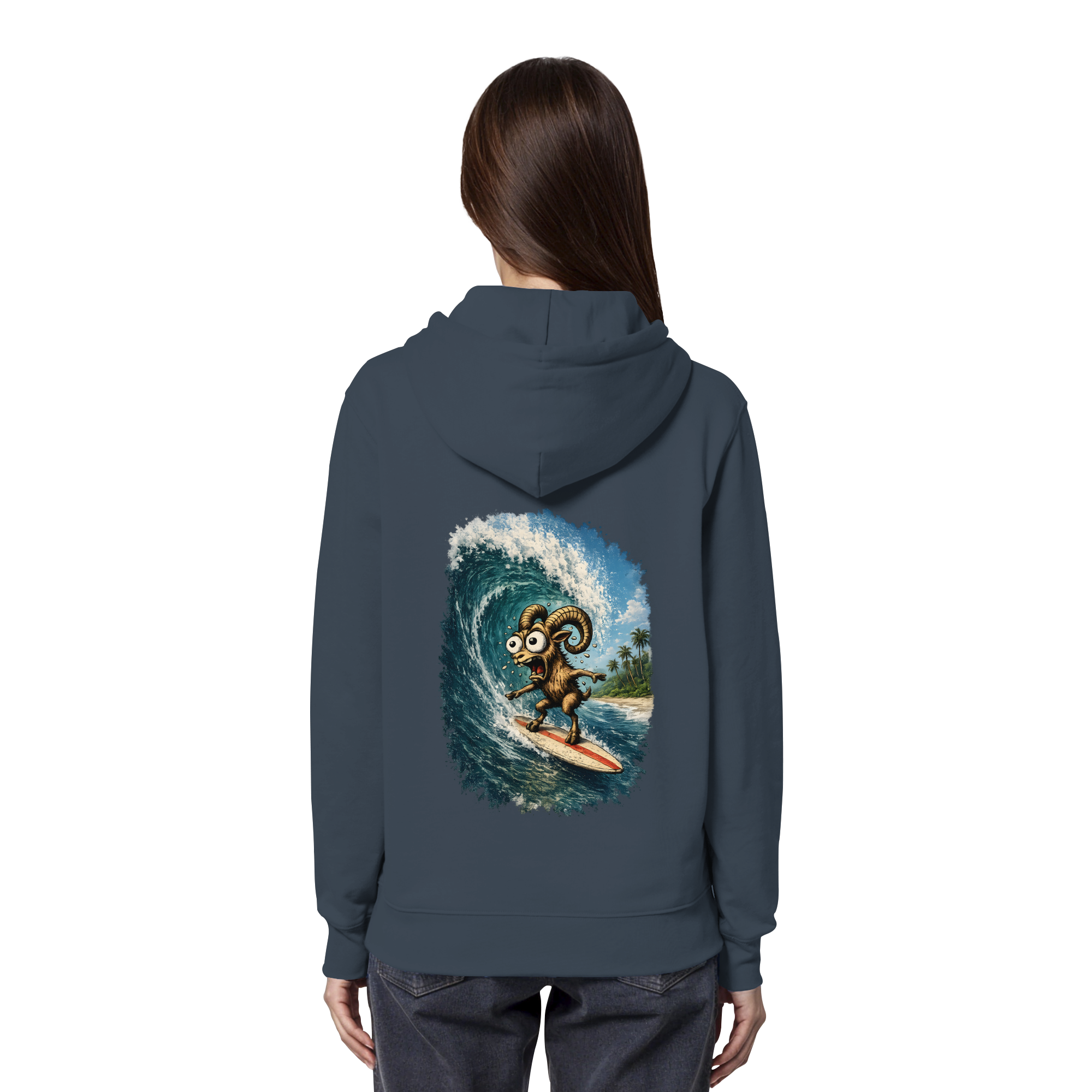 Tiefenblick Urlaub Fun  - Organic Hoodie