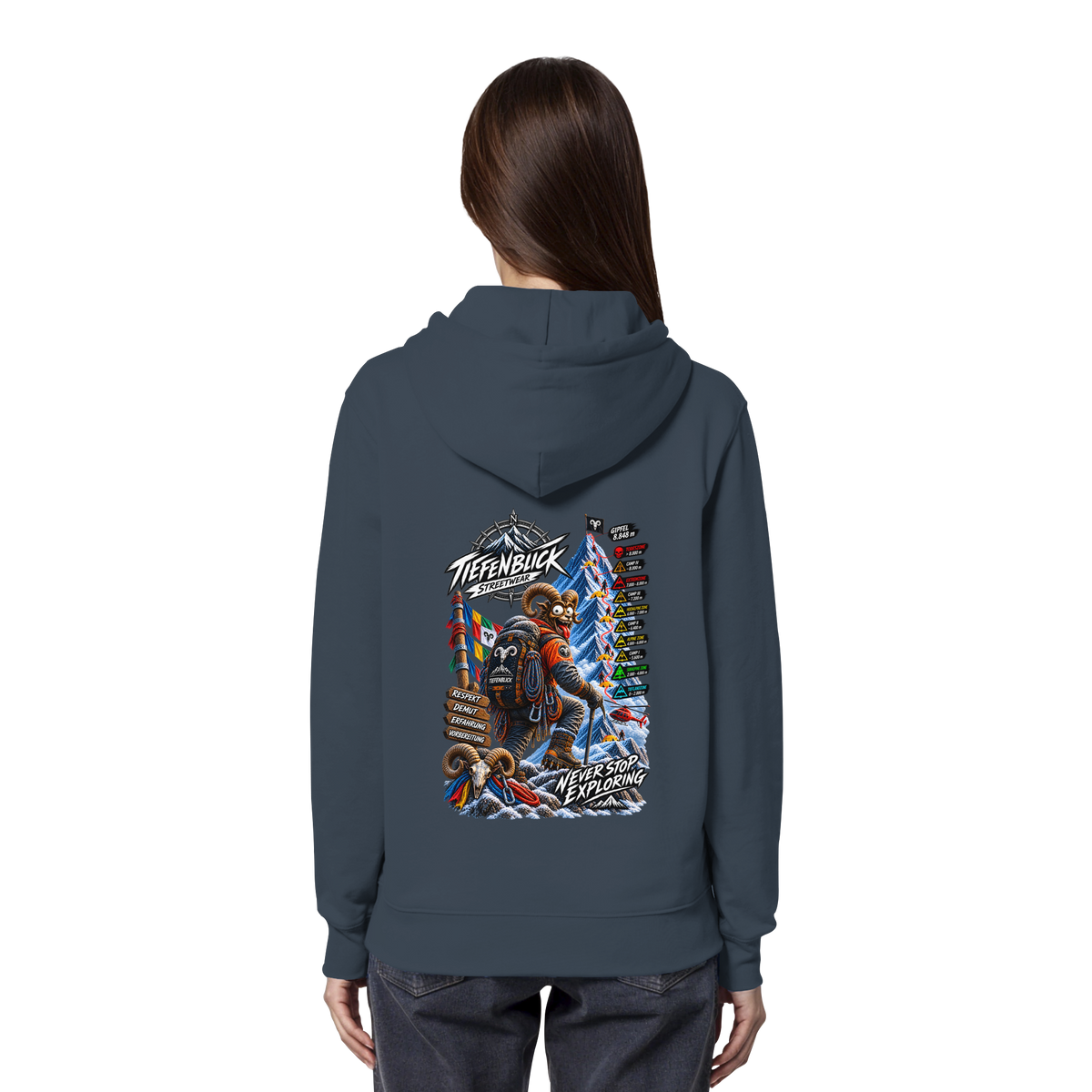 Tiefenblick Todeszone Fun - Organic Hoodie