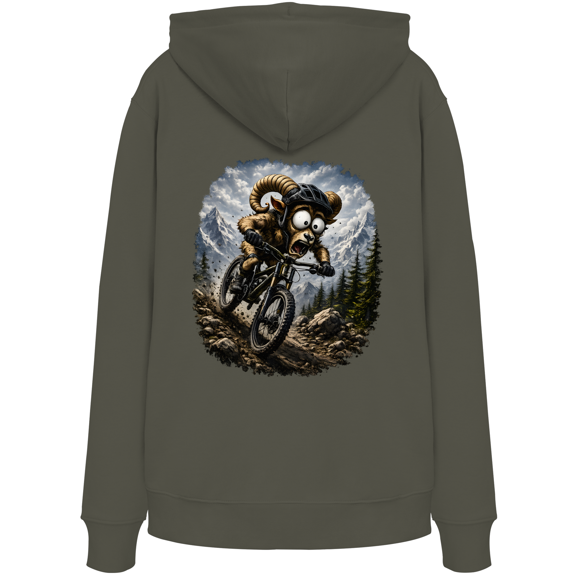 Tiefenblick Downhill - Organic Hoodie
