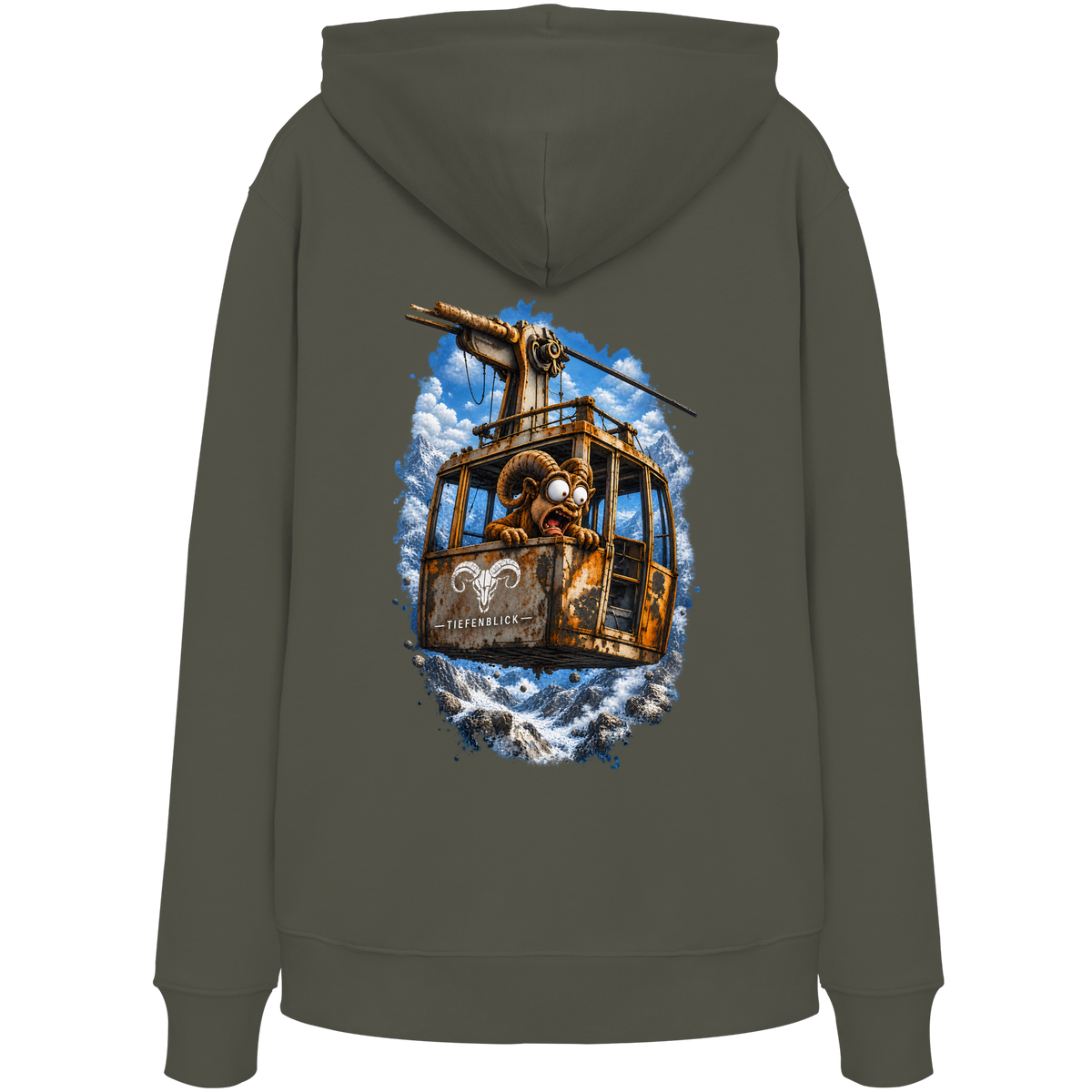 Tiefenblick Adrenalin Gondel Fun - Organic Hoodie