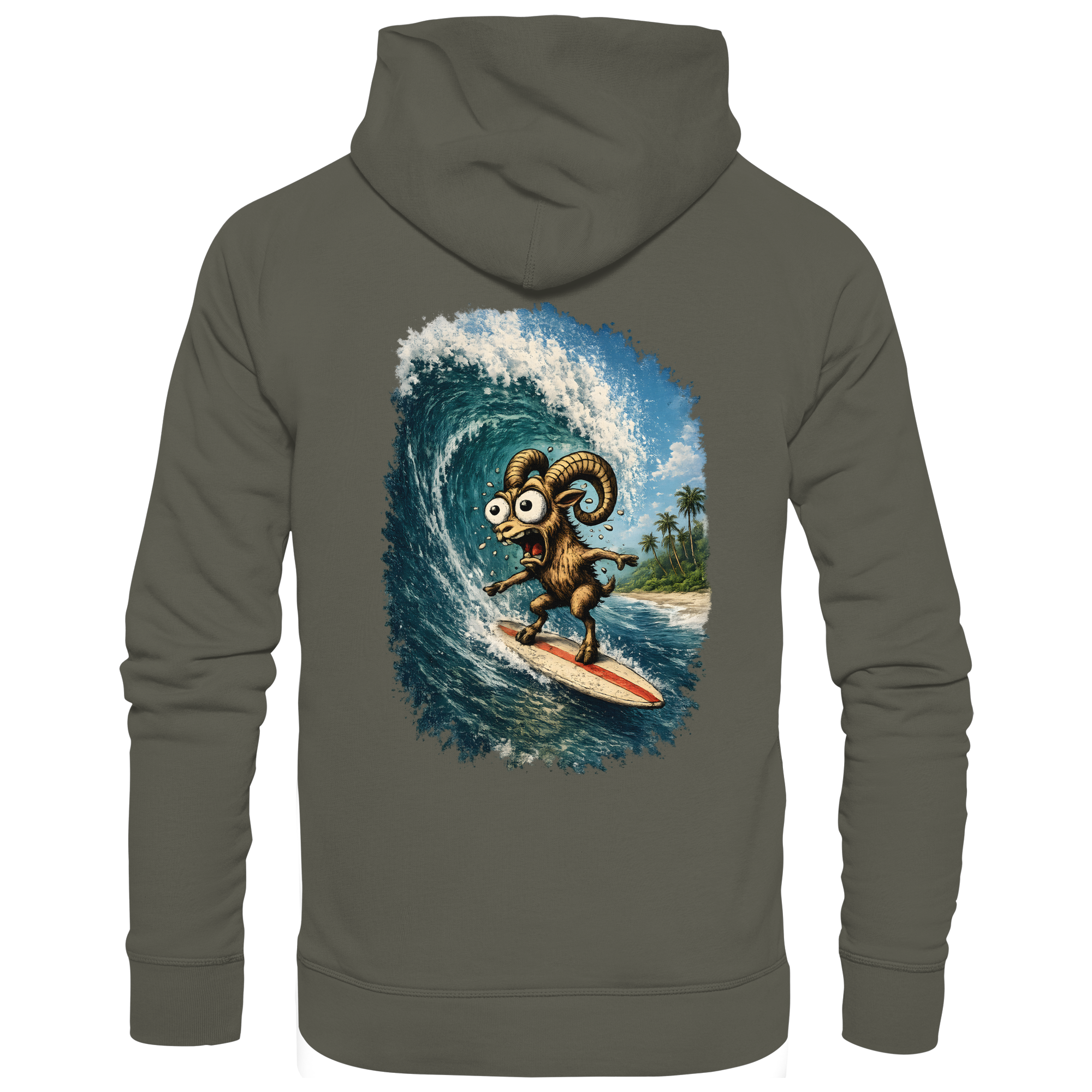 Tiefenblick Urlaub Fun  - Organic Hoodie