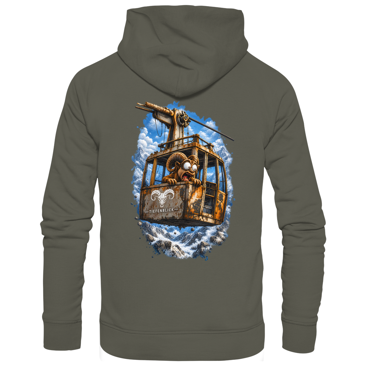 Tiefenblick Adrenalin Gondel Fun - Organic Hoodie