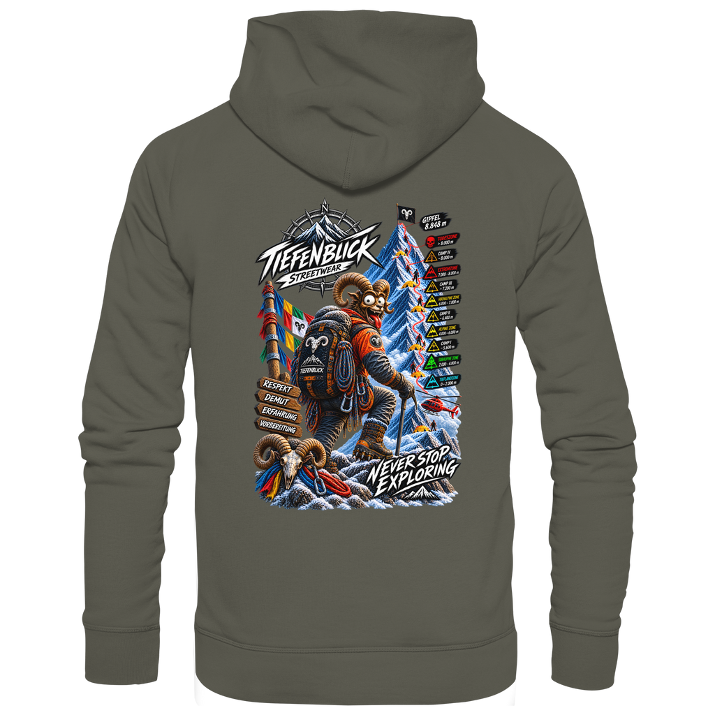 Tiefenblick Todeszone Fun - Organic Hoodie
