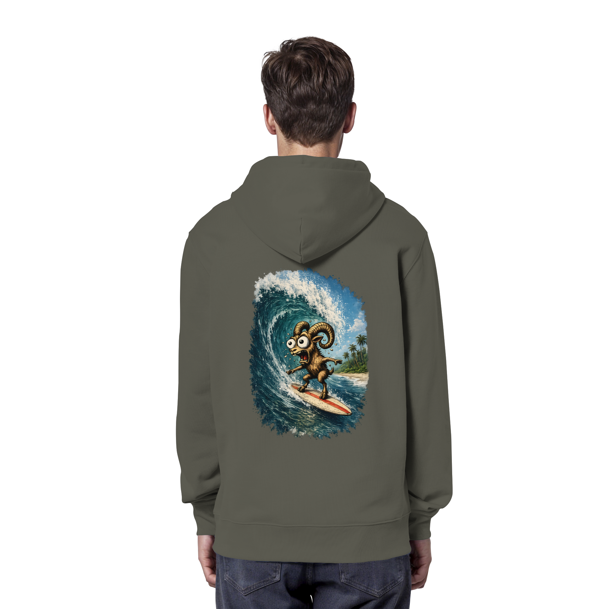 Tiefenblick Urlaub Fun  - Organic Hoodie