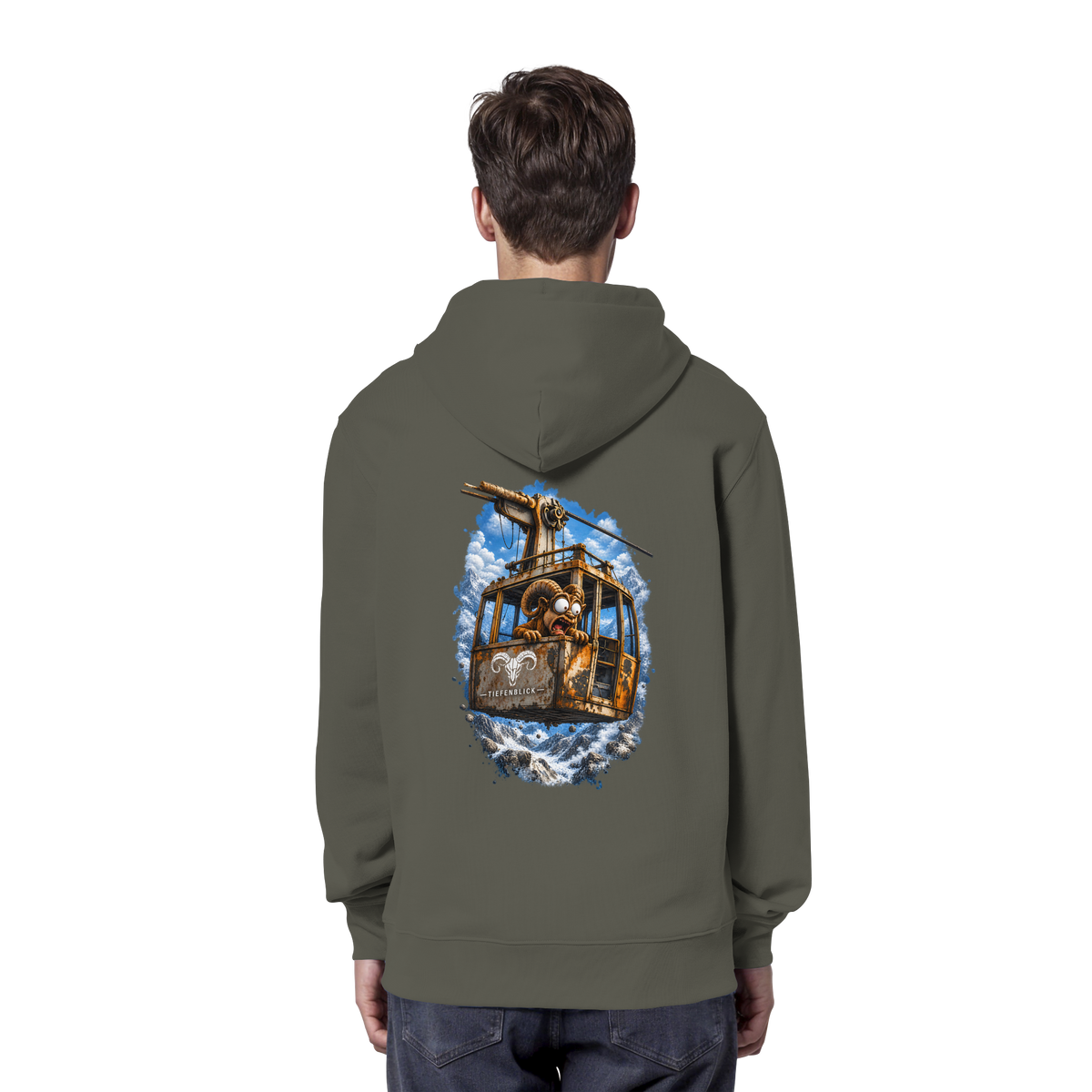 Tiefenblick Adrenalin Gondel Fun - Organic Hoodie