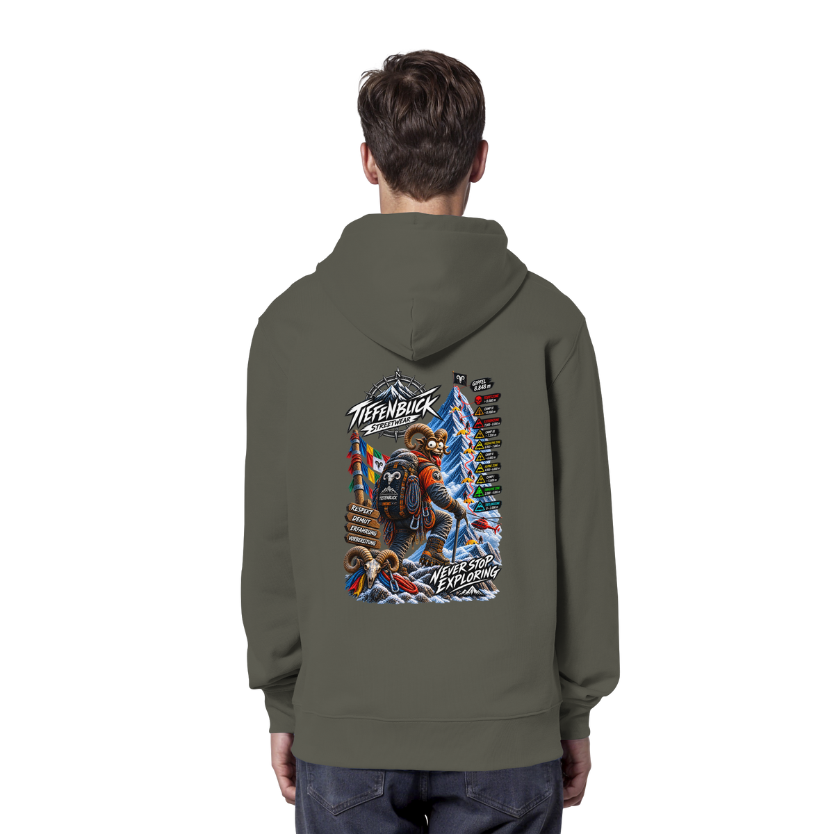Tiefenblick Todeszone Fun - Organic Hoodie