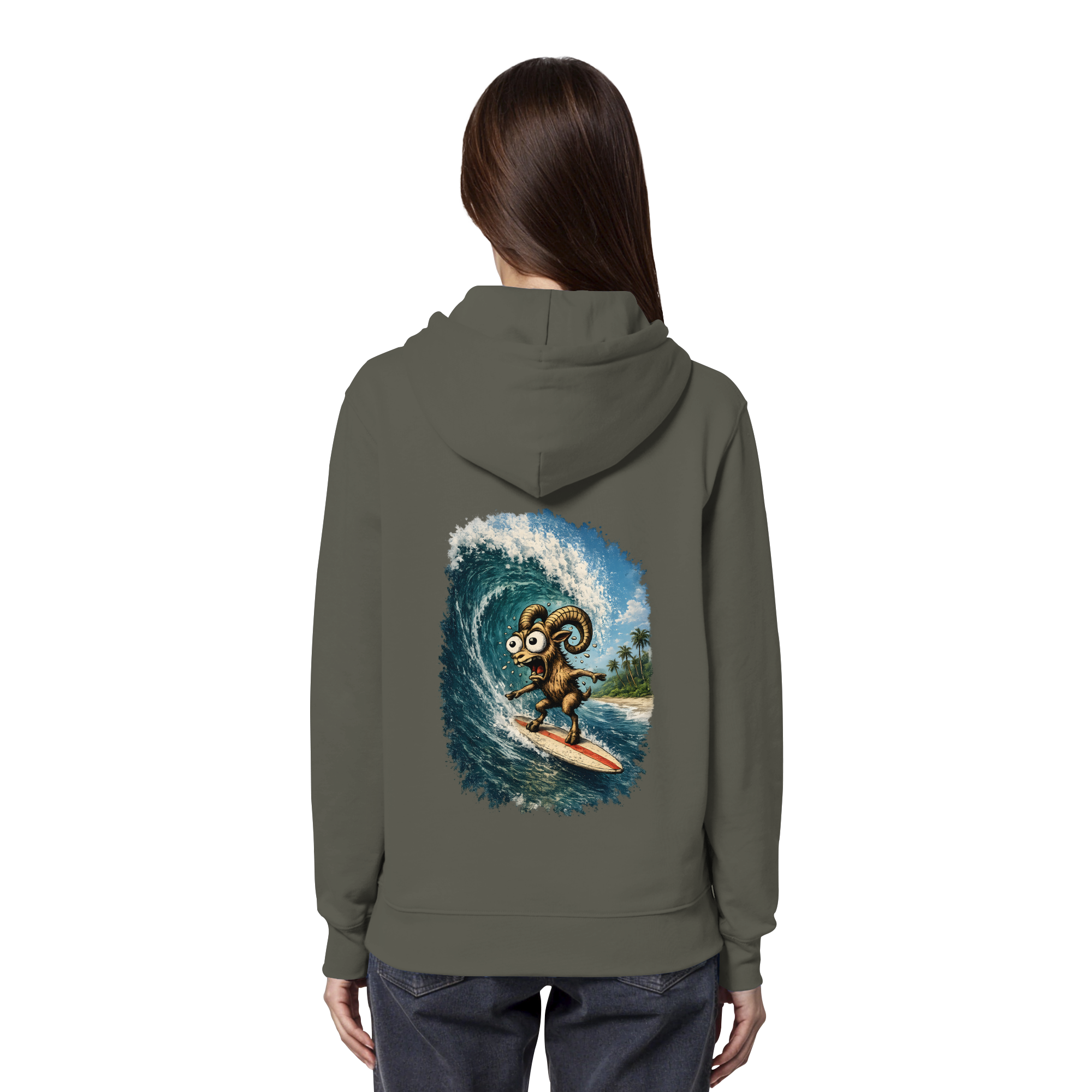 Tiefenblick Urlaub Fun  - Organic Hoodie