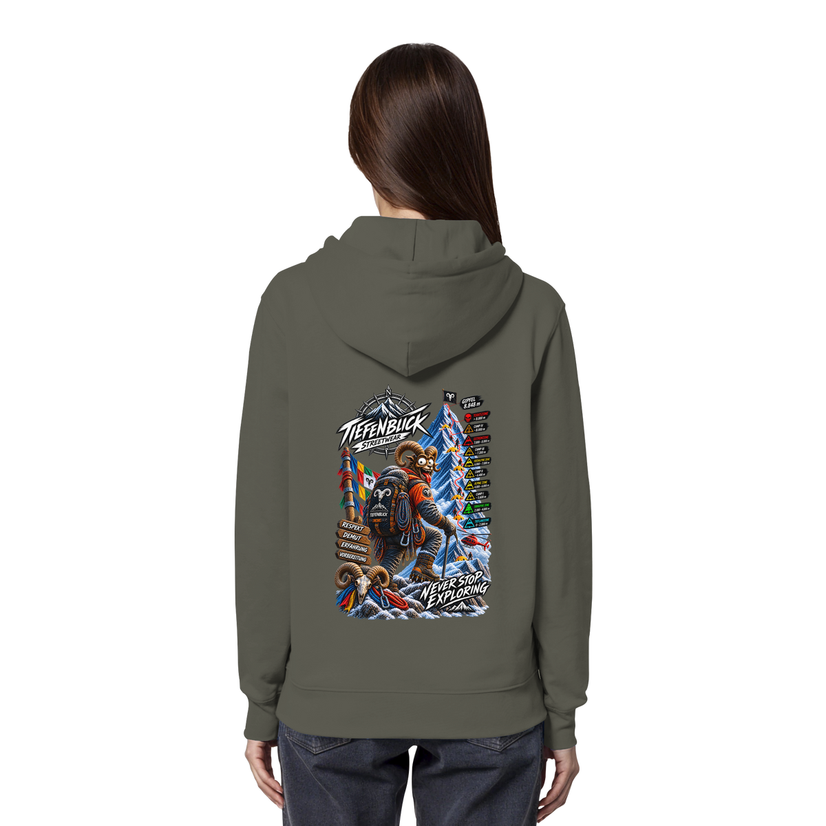 Tiefenblick Todeszone Fun - Organic Hoodie