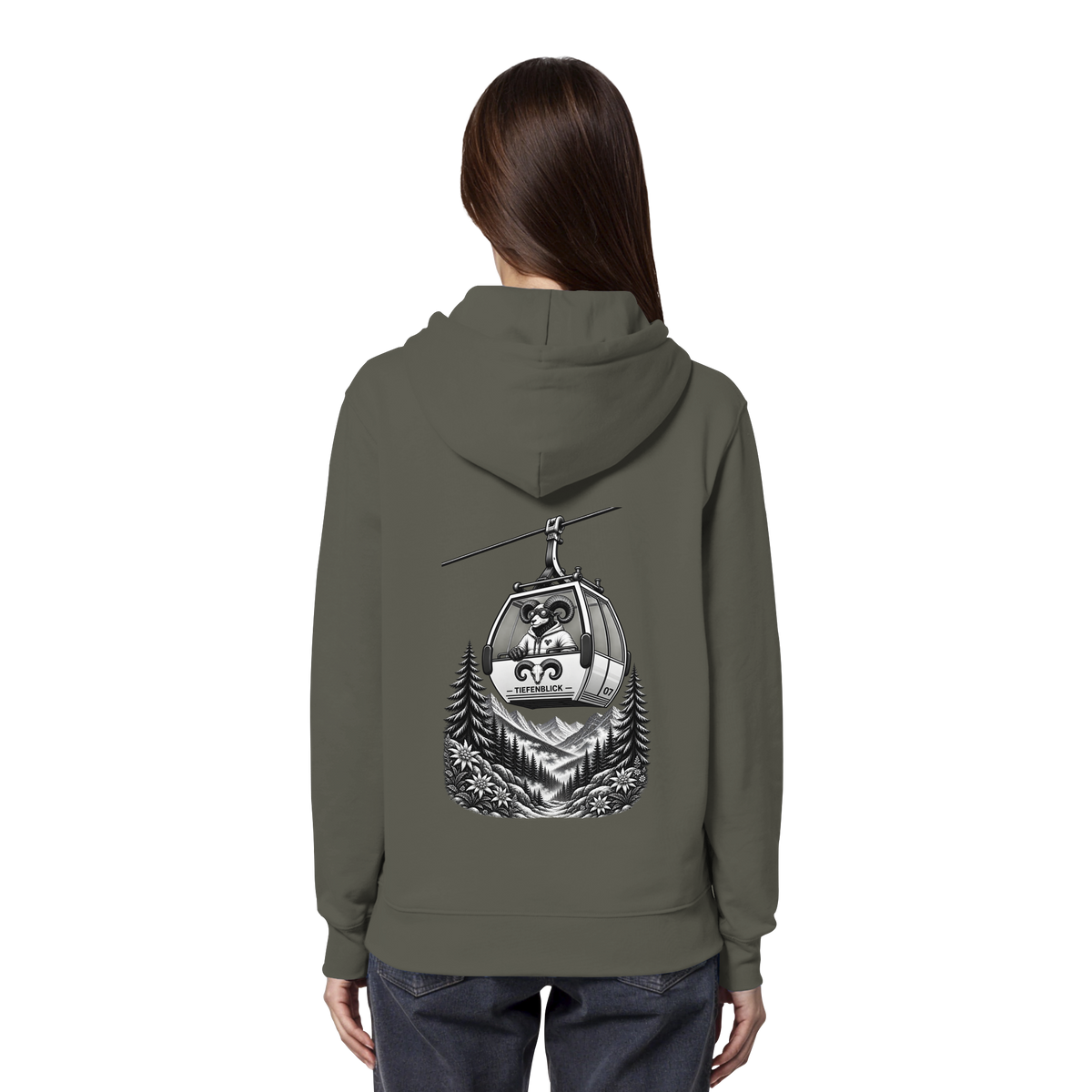 Tiefenblick Gondel Fun  - Organic Hoodie
