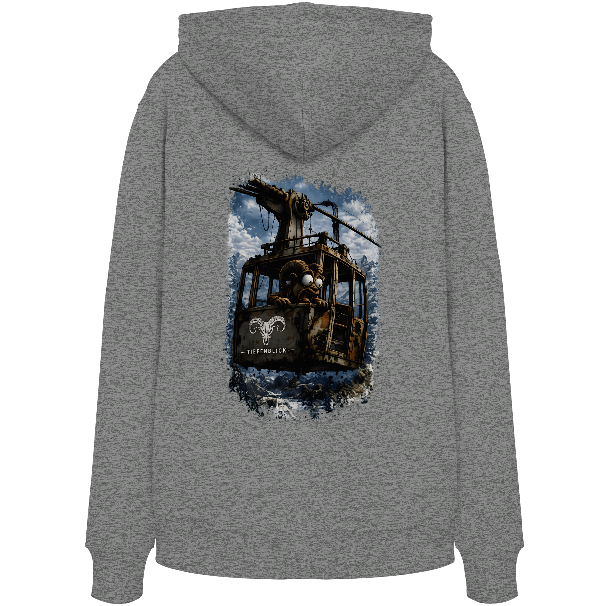 Tiefenblick Gondel Adrenalin Fun - Organic Hoodie