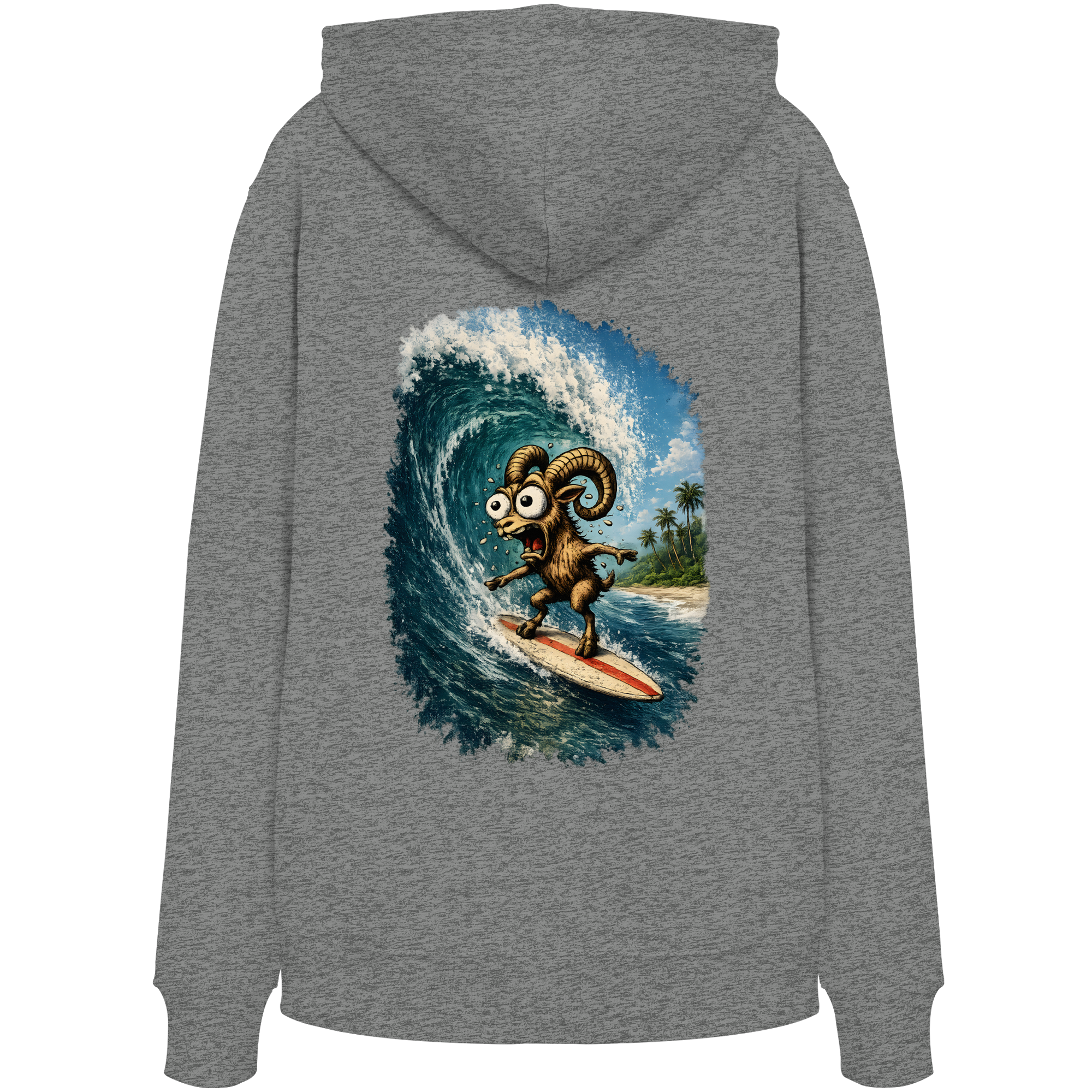 Tiefenblick Urlaub Fun  - Organic Hoodie