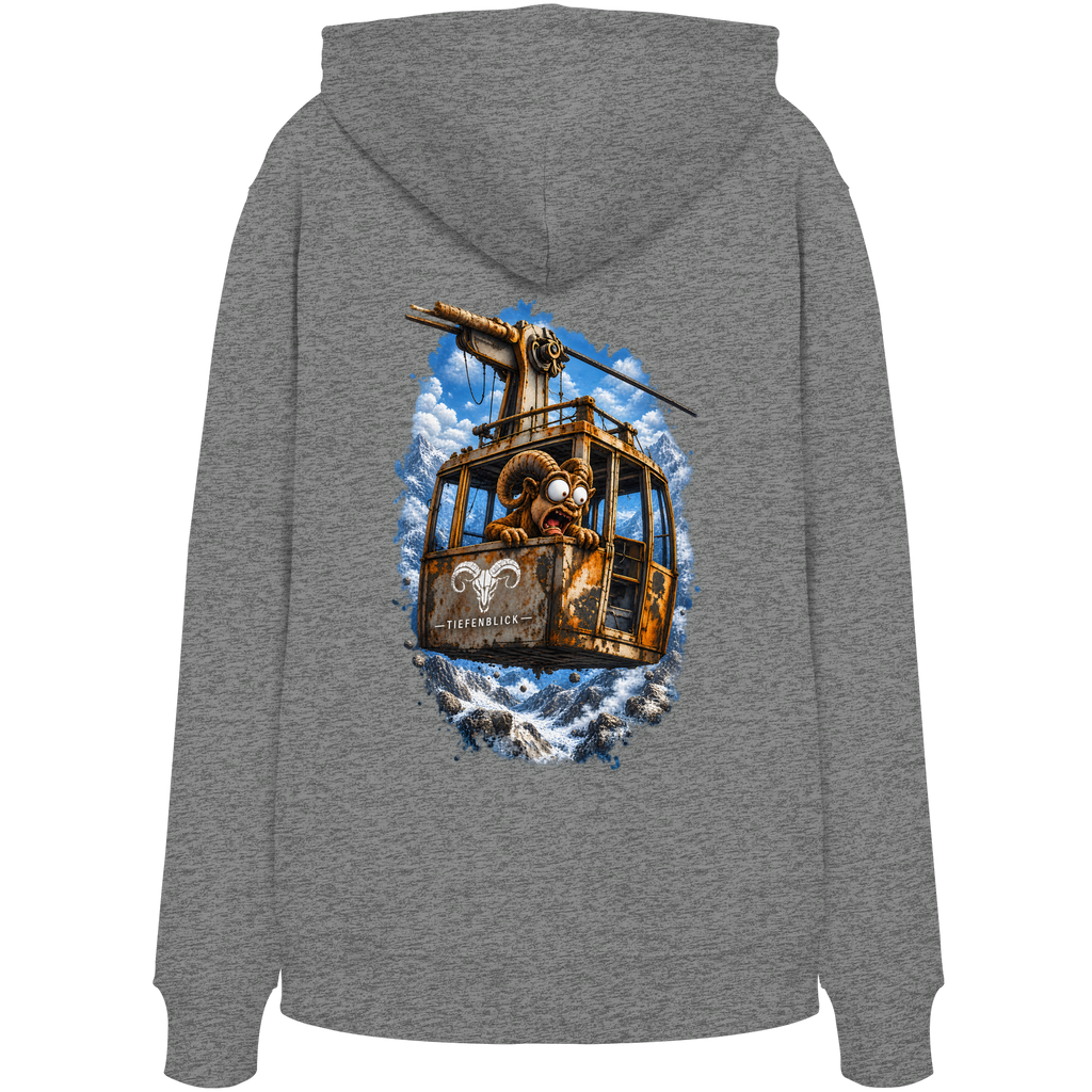 Tiefenblick Adrenalin Gondel Fun - Organic Hoodie