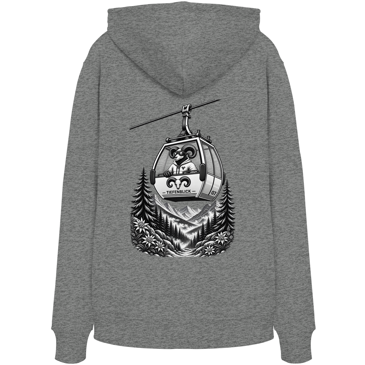 Tiefenblick Gondel Fun  - Organic Hoodie