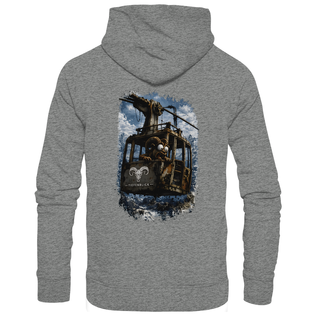 Tiefenblick Gondel Adrenalin Fun - Organic Hoodie