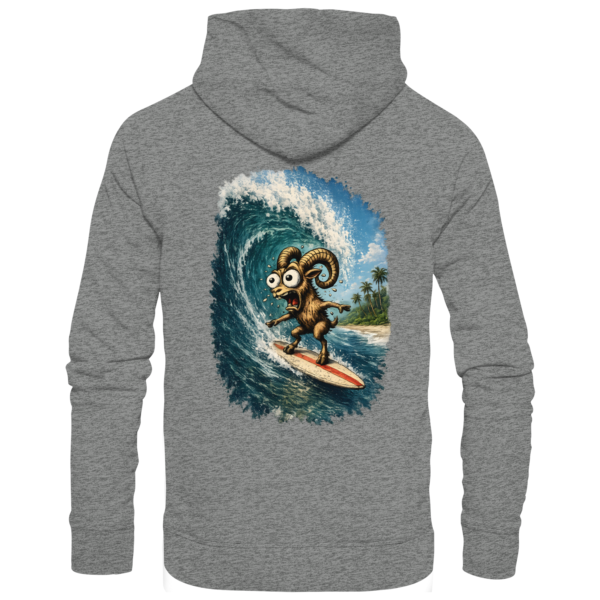 Tiefenblick Urlaub Fun  - Organic Hoodie