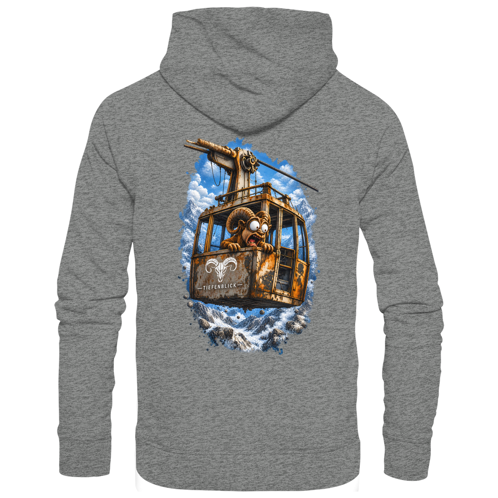 Tiefenblick Adrenalin Gondel Fun - Organic Hoodie