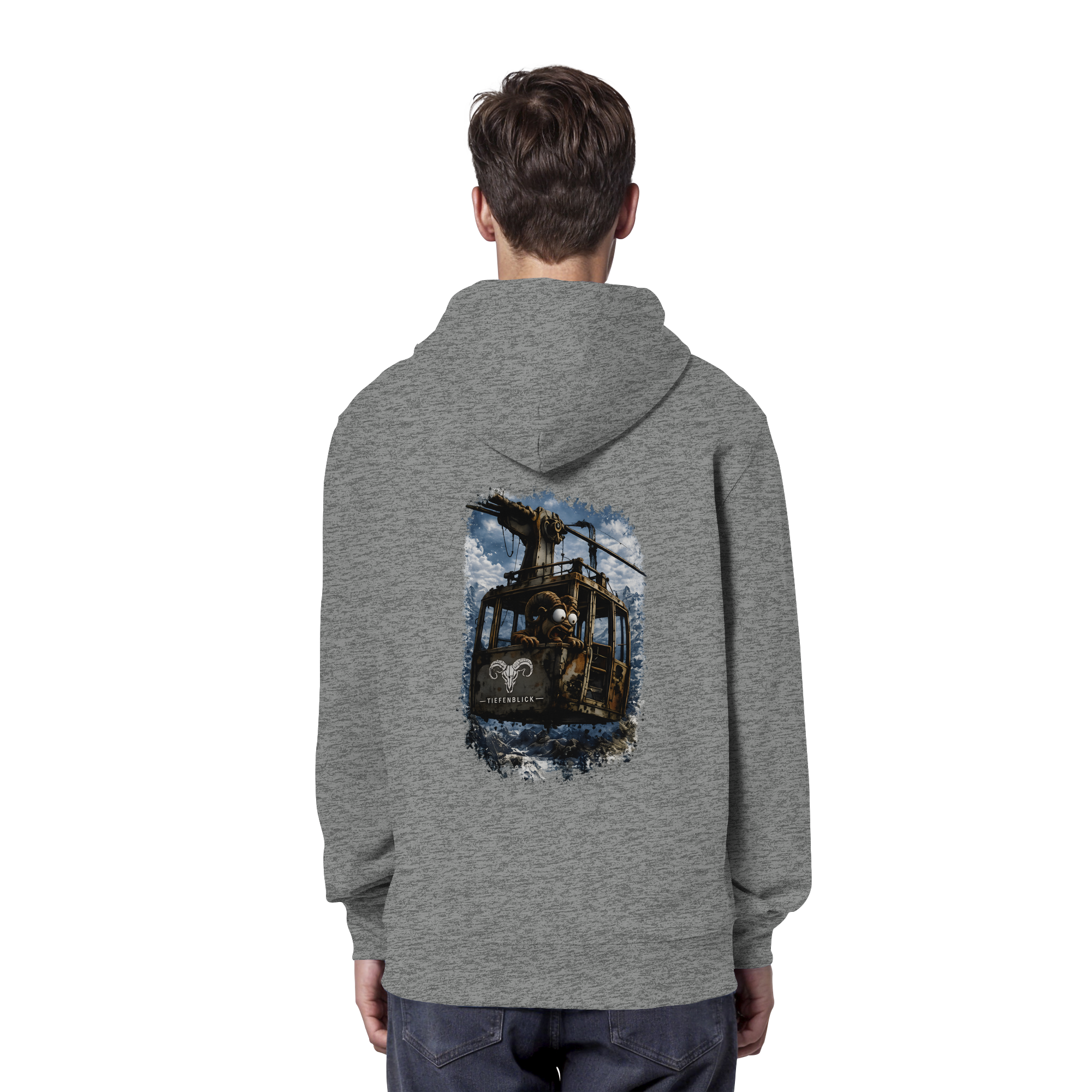 Tiefenblick Gondel Adrenalin Fun - Organic Hoodie