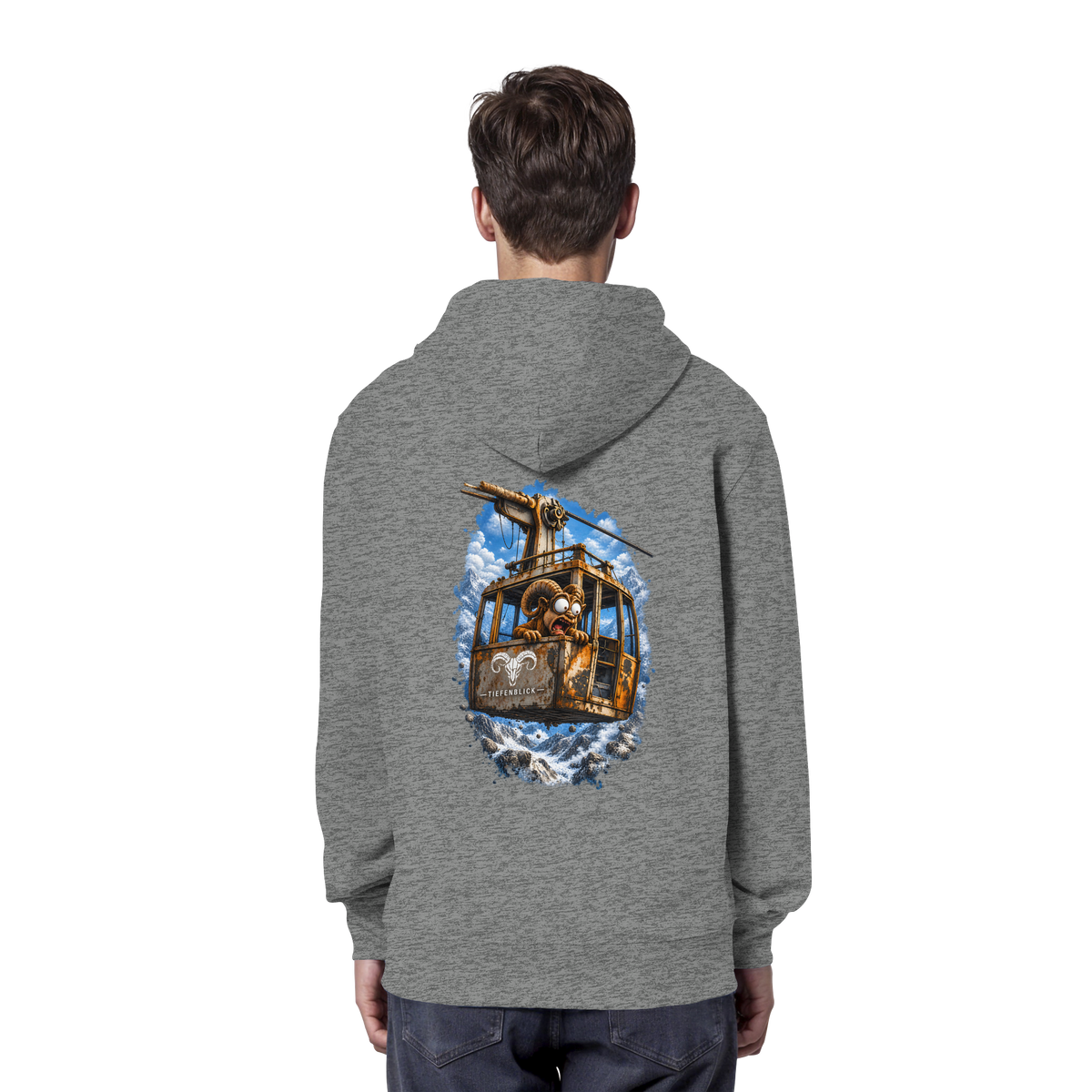 Tiefenblick Adrenalin Gondel Fun - Organic Hoodie